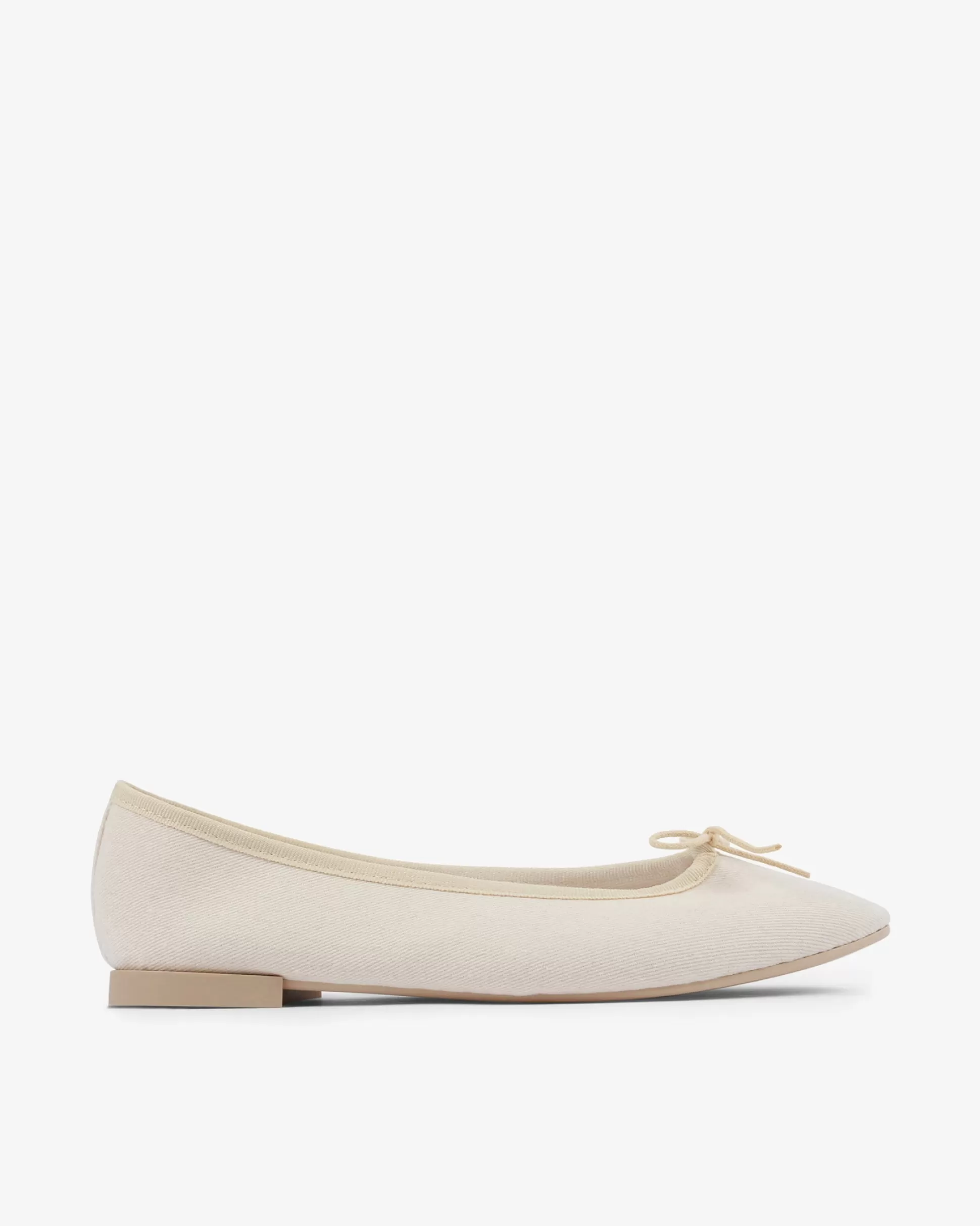 Repetto Ballet Flats>Ballet flats rubber sole Cendrillon high cotton canvas Linenbeige