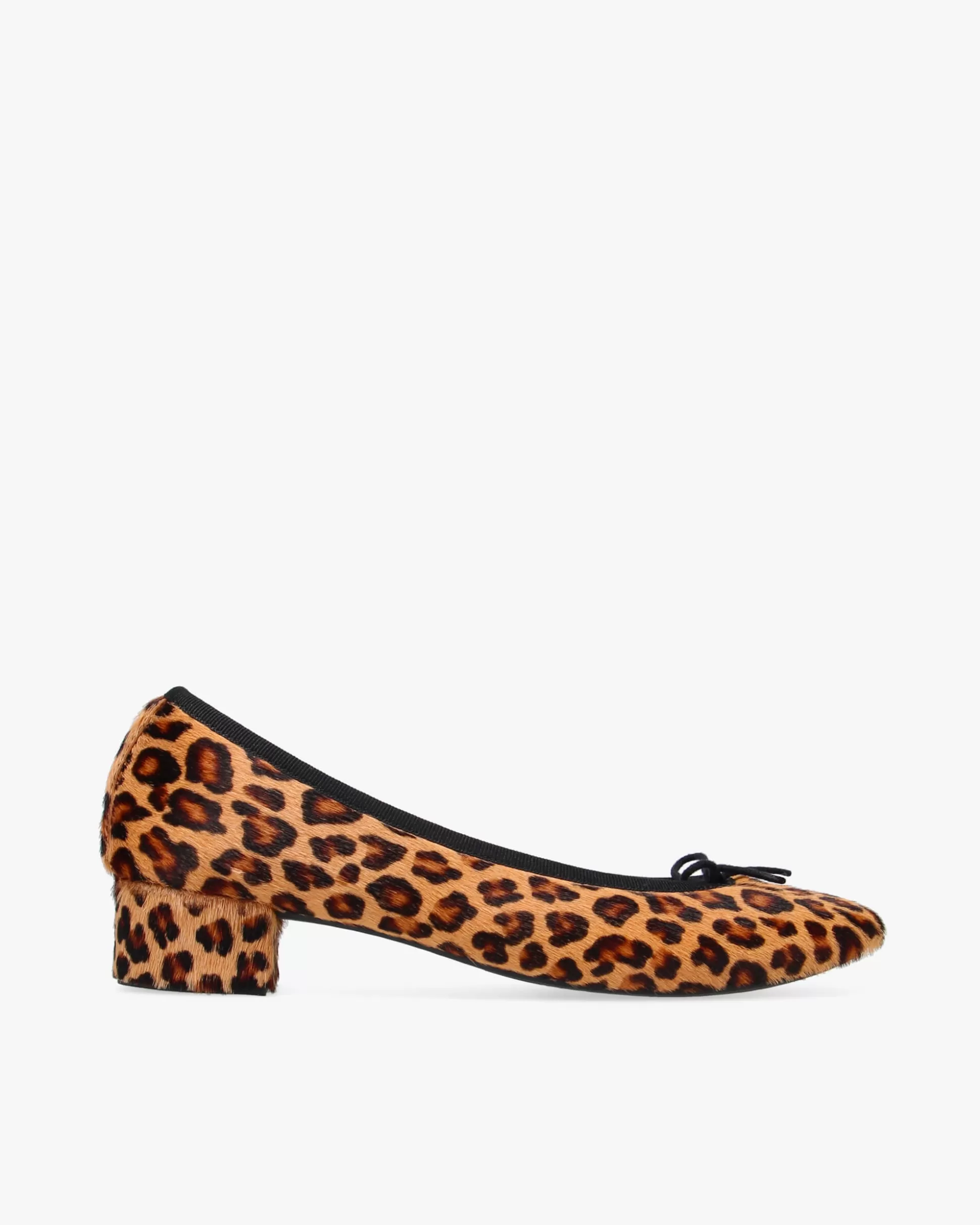 Repetto Pumps & Heels | Ballet Flats>Camille animal print rubber sole ballet flats Leopardbrown