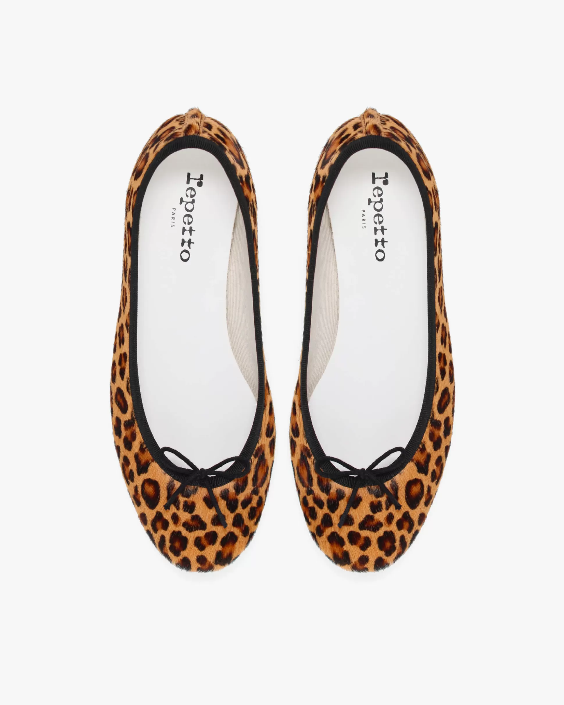 Repetto Pumps & Heels | Ballet Flats>Camille animal print rubber sole ballet flats Leopardbrown