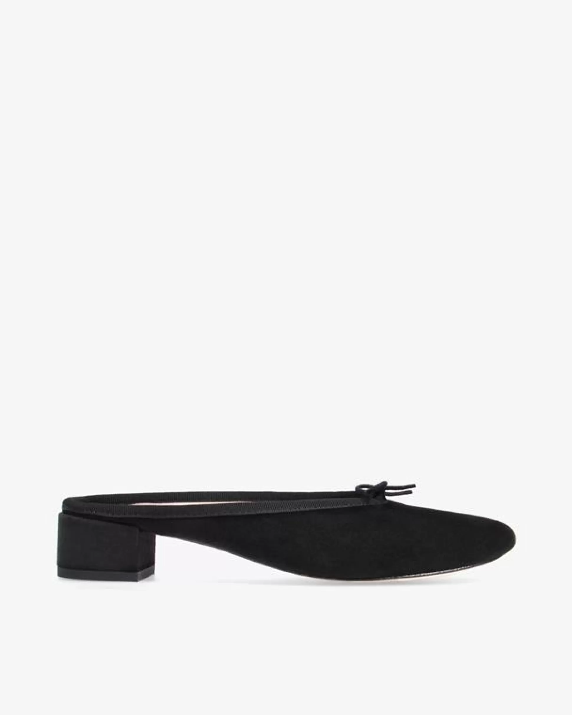 Repetto Sandals & Mules | Pumps & Heels>Camille mules in Goatskin suede Black