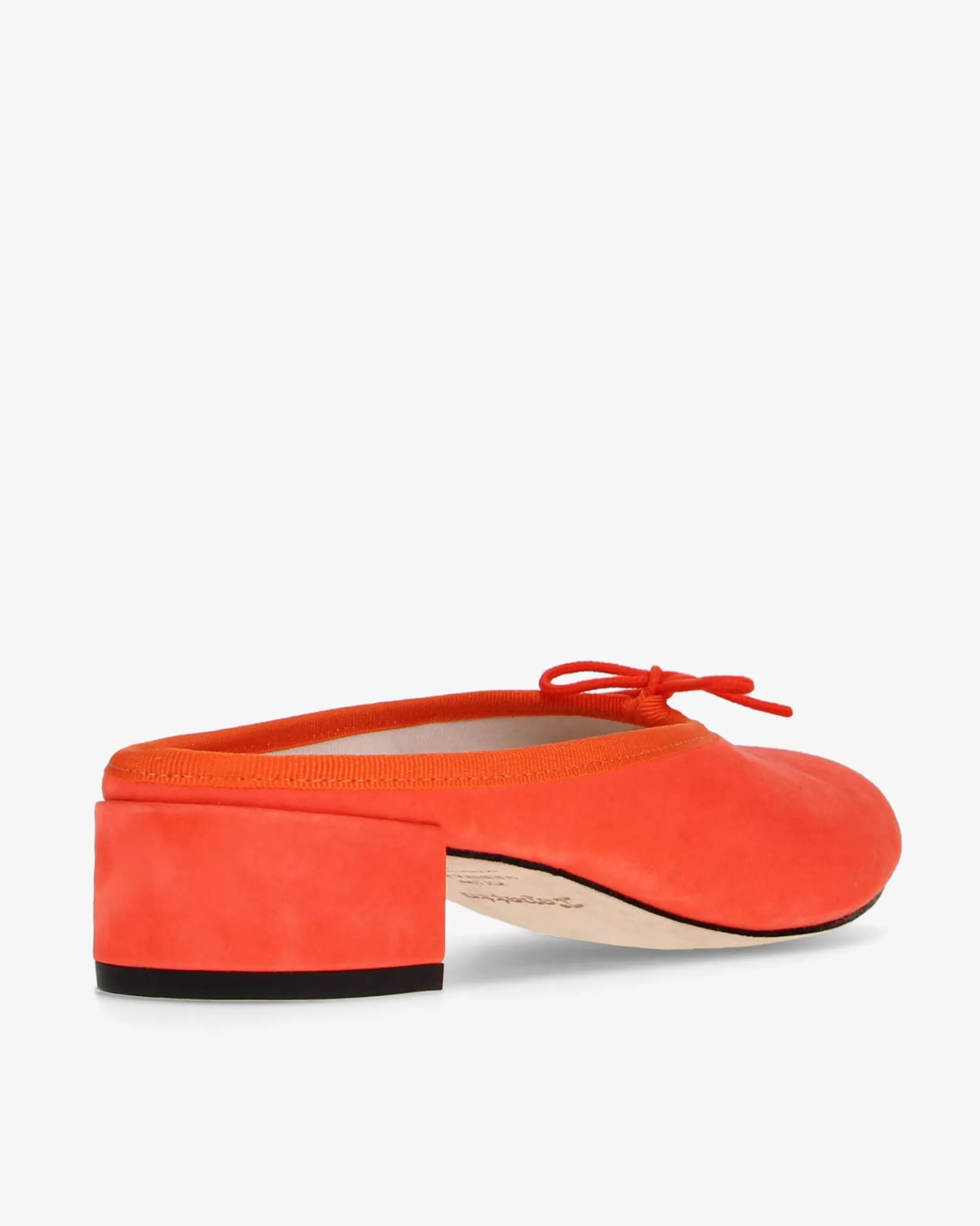 Repetto Sandals & Mules | Pumps & Heels>Camille mules in Goatskin suede Orangeade