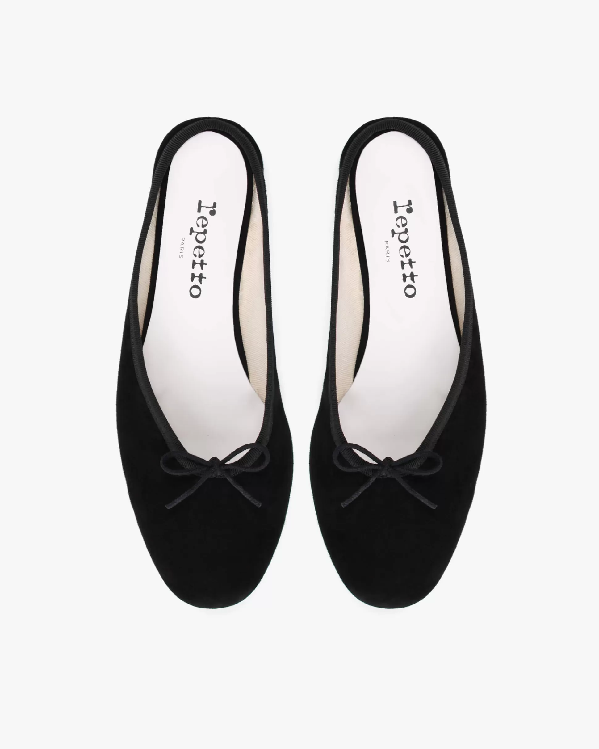 Repetto Sandals & Mules | Pumps & Heels>Camille mules in Goatskin suede Black