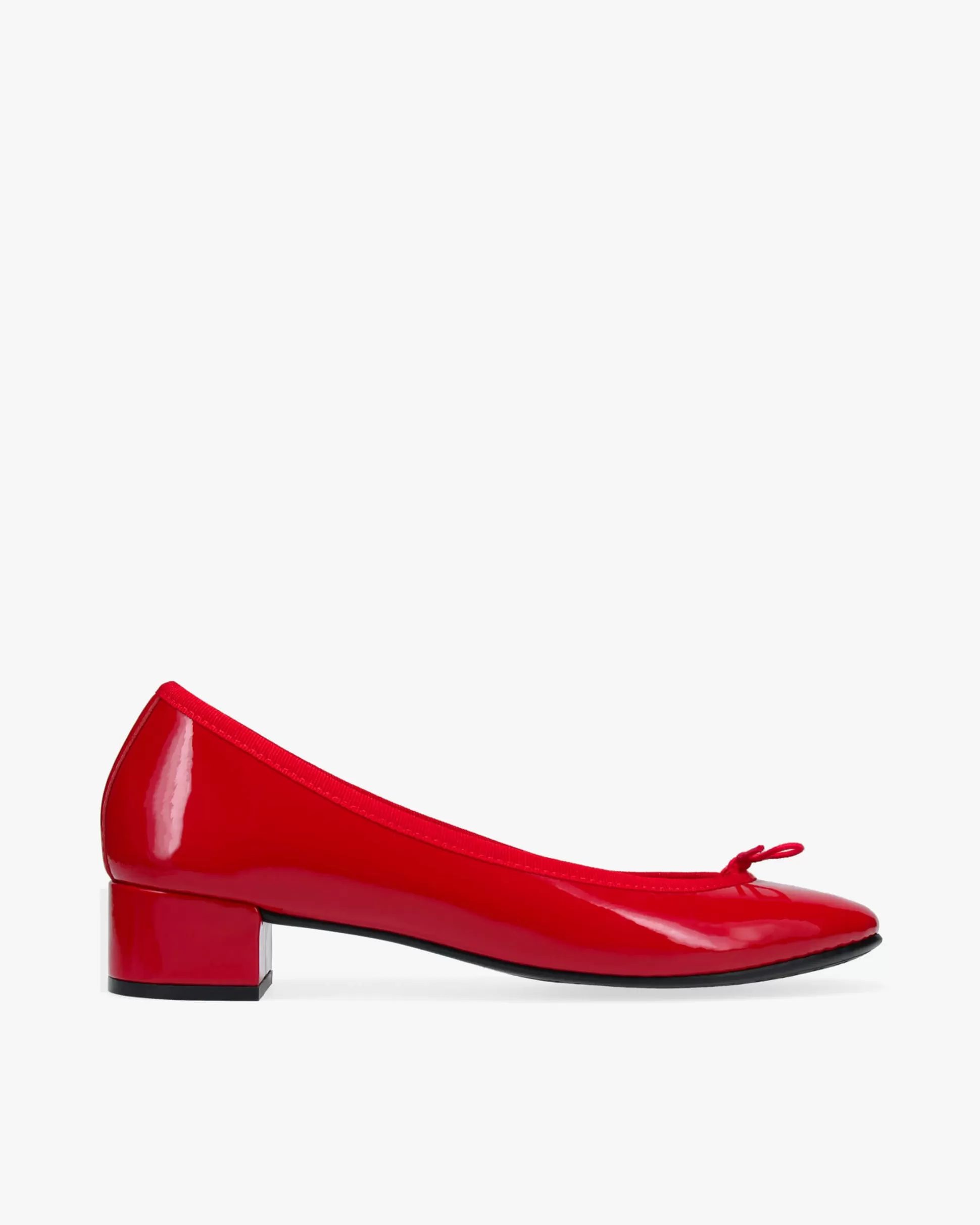 Repetto Ballet Flats>Camille rubber sole ballet flats Flamered