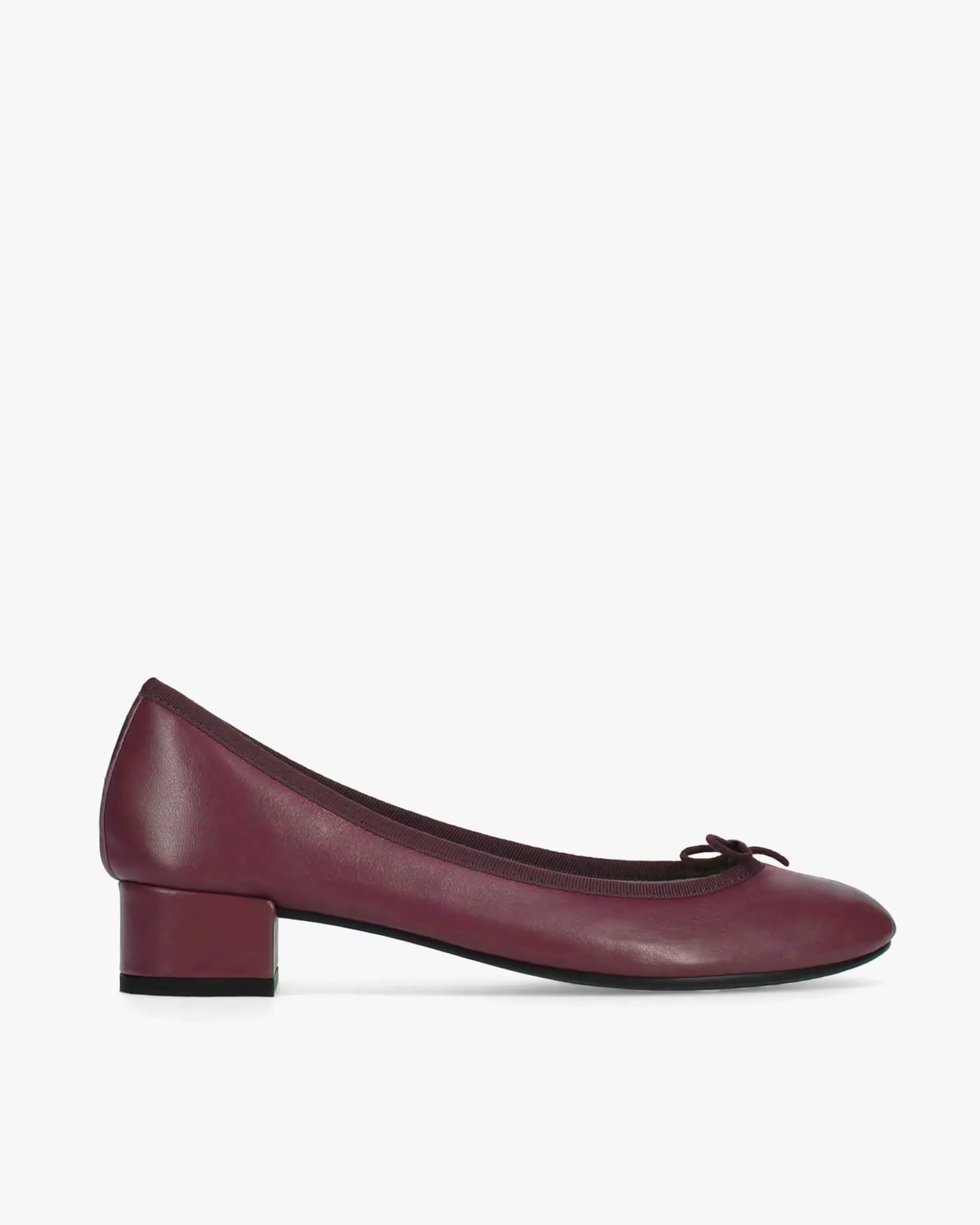 Repetto Ballet Flats>Camille Rubber Sole Ballet Flats Deepwine