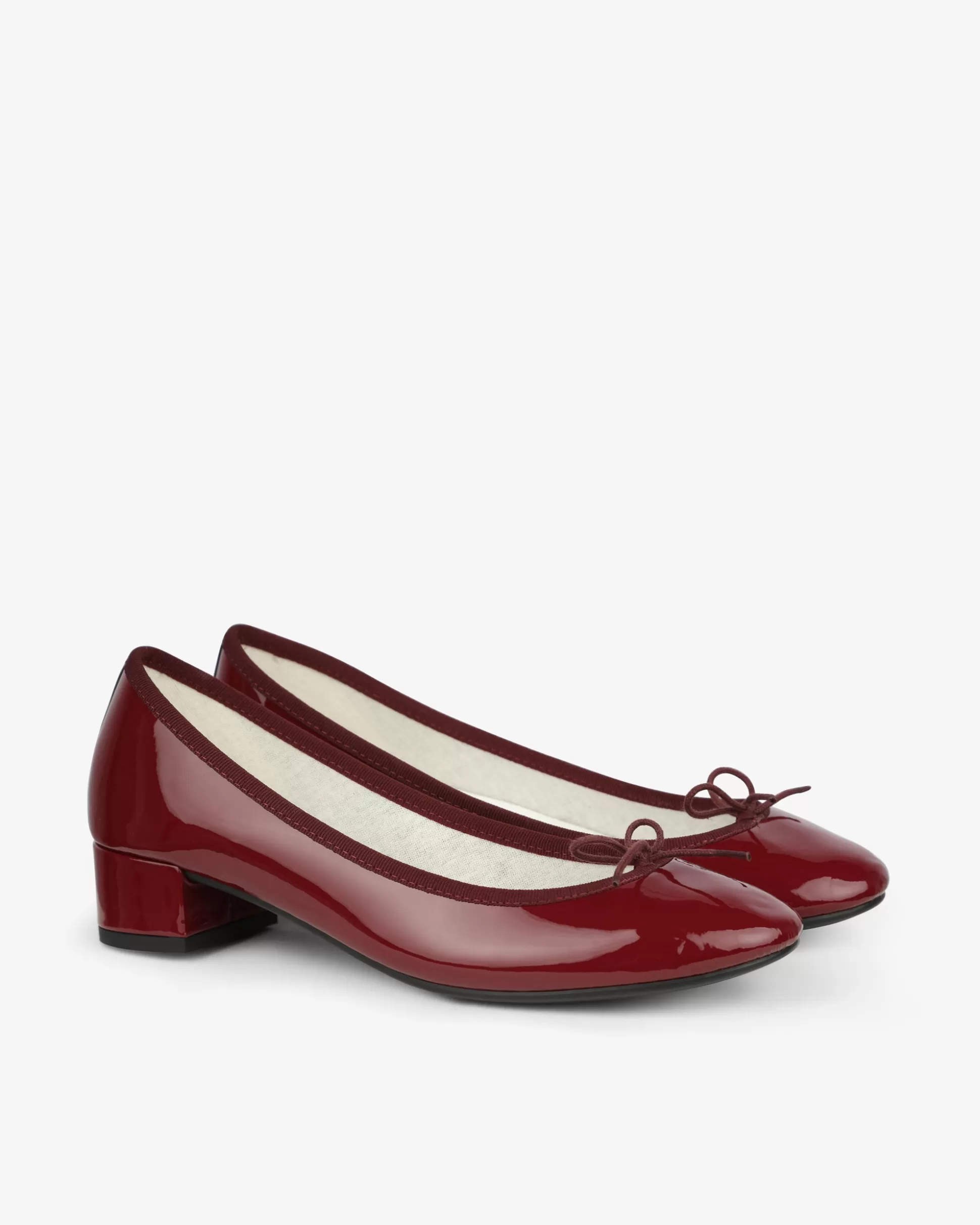 Repetto Ballet Flats>Camille rubber sole ballet flats Pommardred