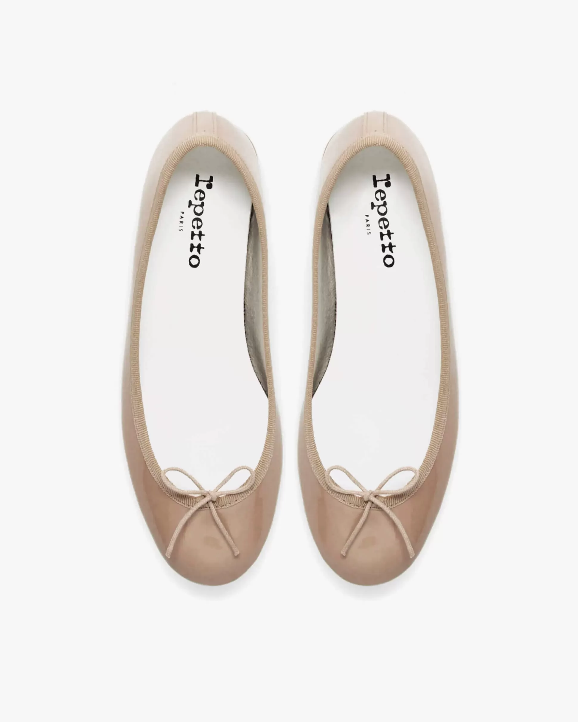 Repetto Ballet Flats>Camille rubber sole ballet flats Cashmerebeige