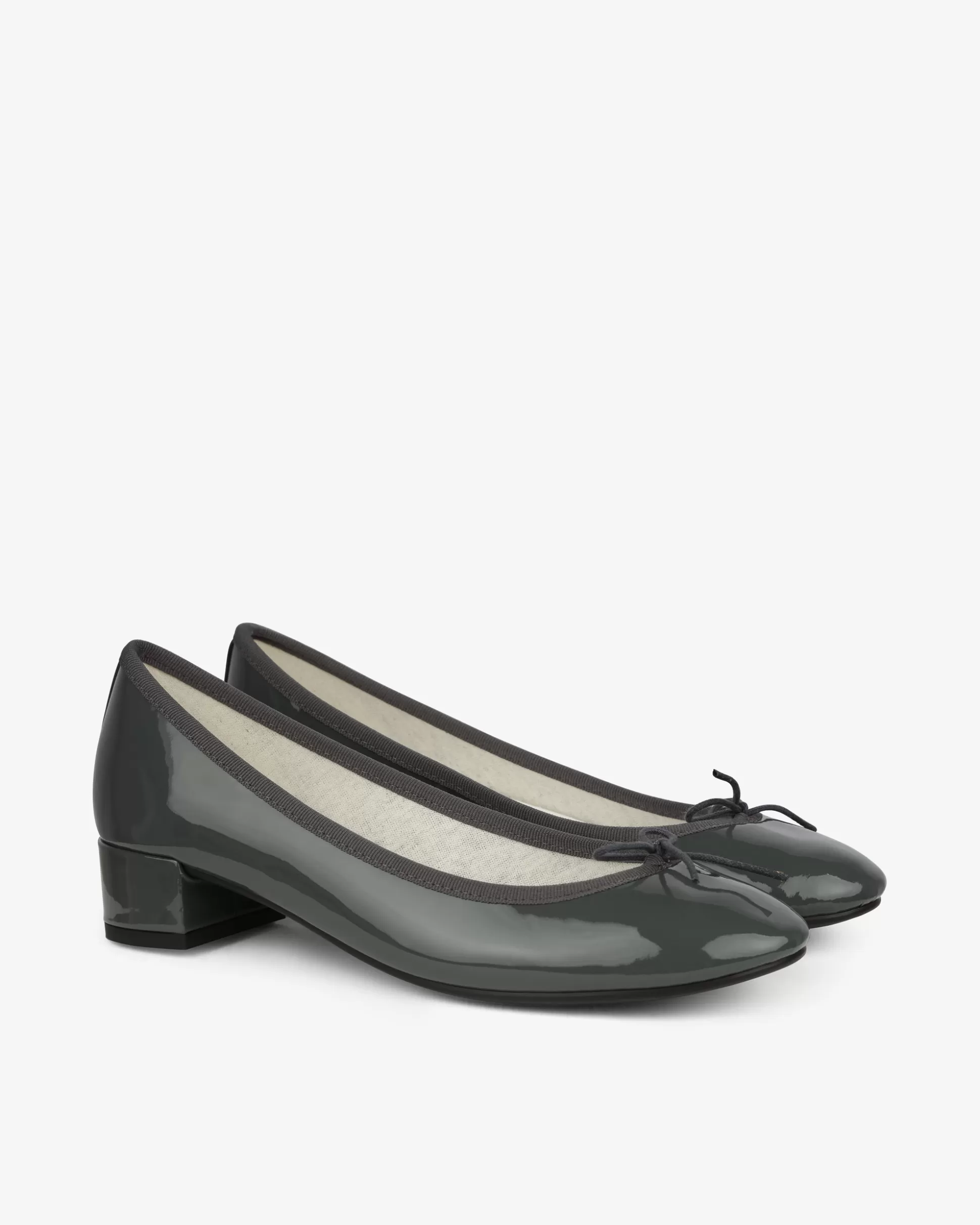 Repetto Ballet Flats>Camille rubber sole ballet flats Thundergrey