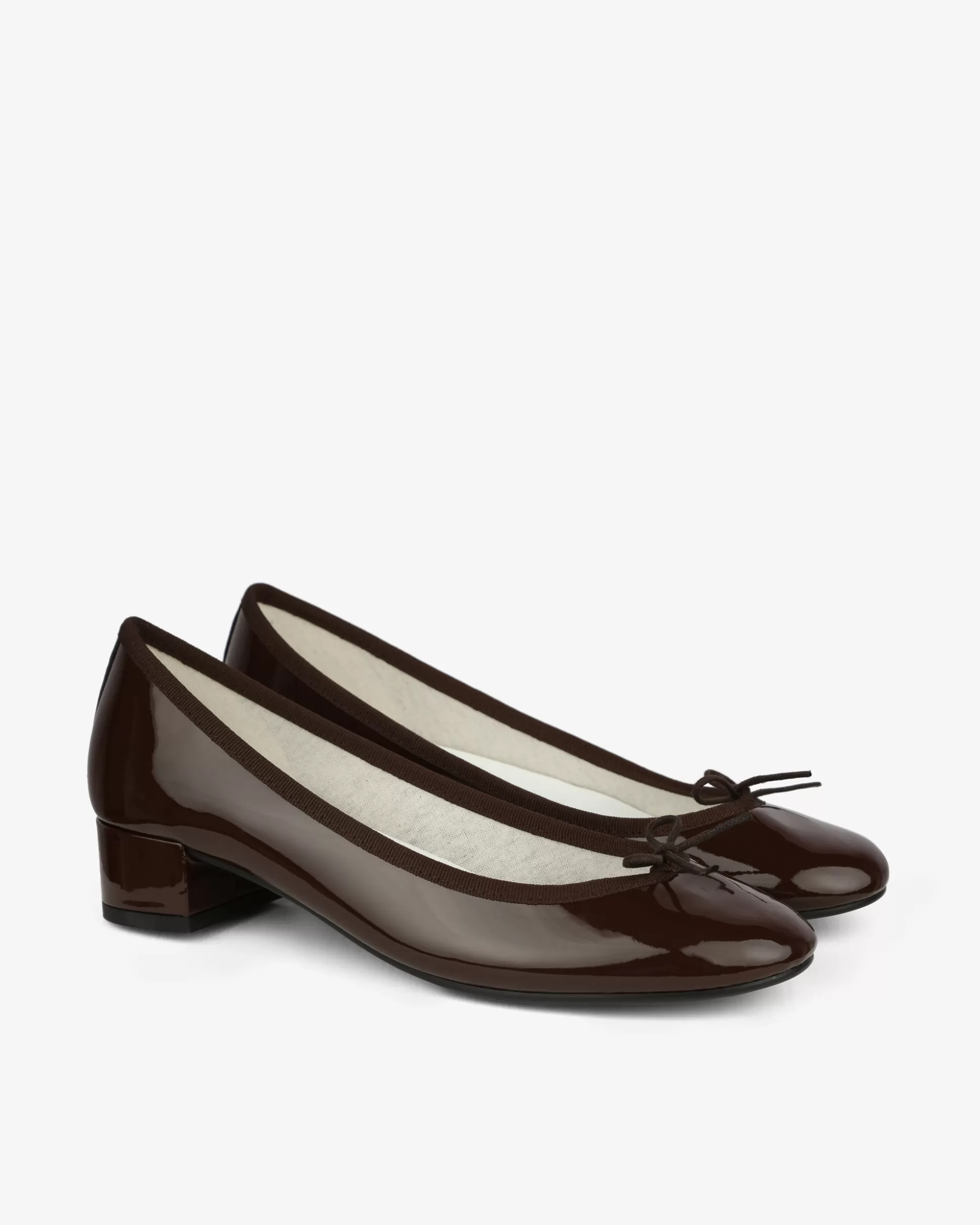 Repetto Ballet Flats>Camille rubber sole ballet flats Ristrettobrown