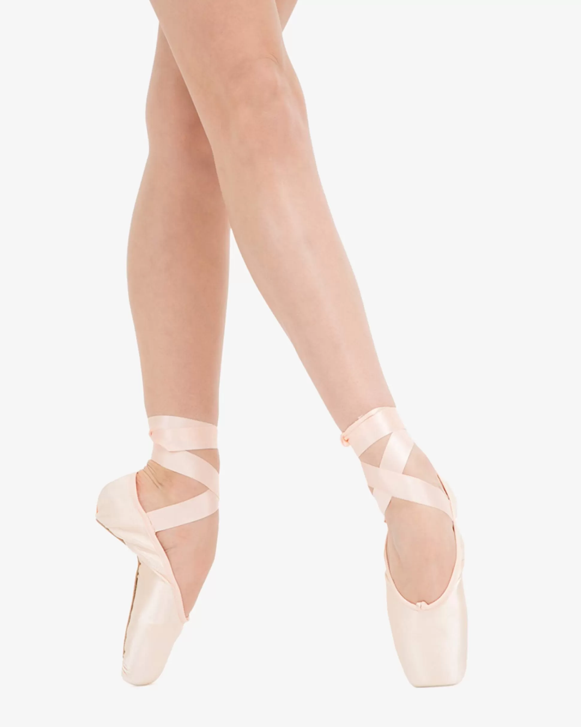 Repetto Pointes & Soft Ballets Shoes>Carlotta pointe shoes - Narrow box medium sole Salmonmelon