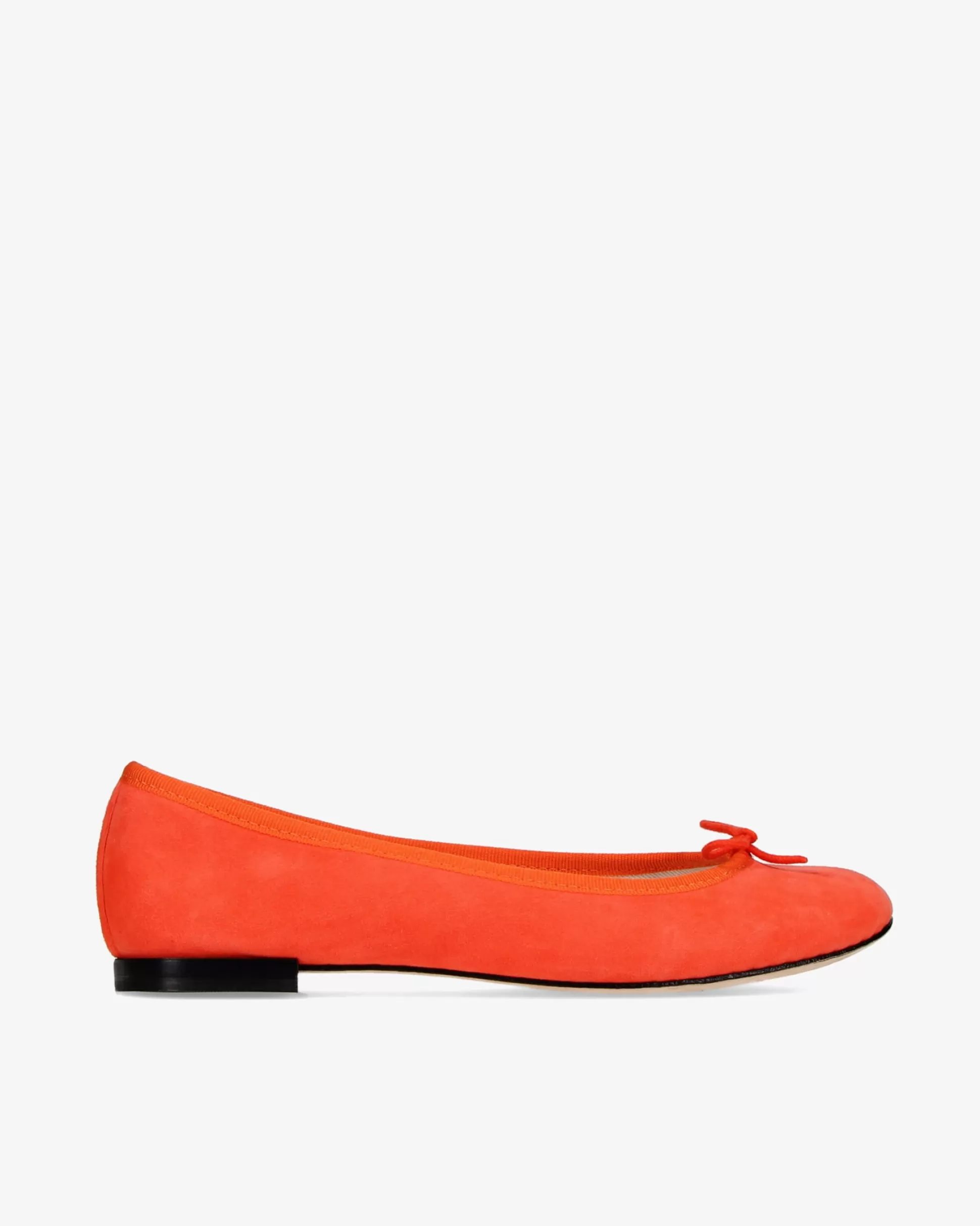 Repetto Ballet Flats>Cendrillon ballet flats in Goatskin Suede Orangeade