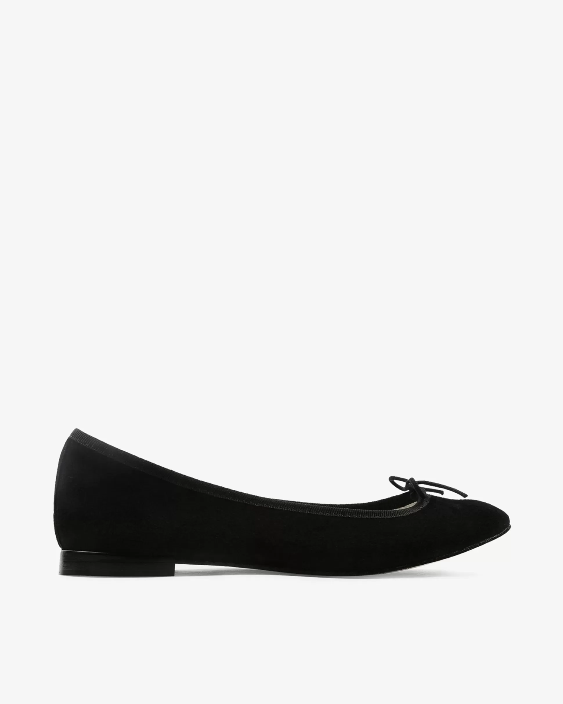 Repetto Ballet Flats>Cendrillon ballet flats in Goatskin Suede Black