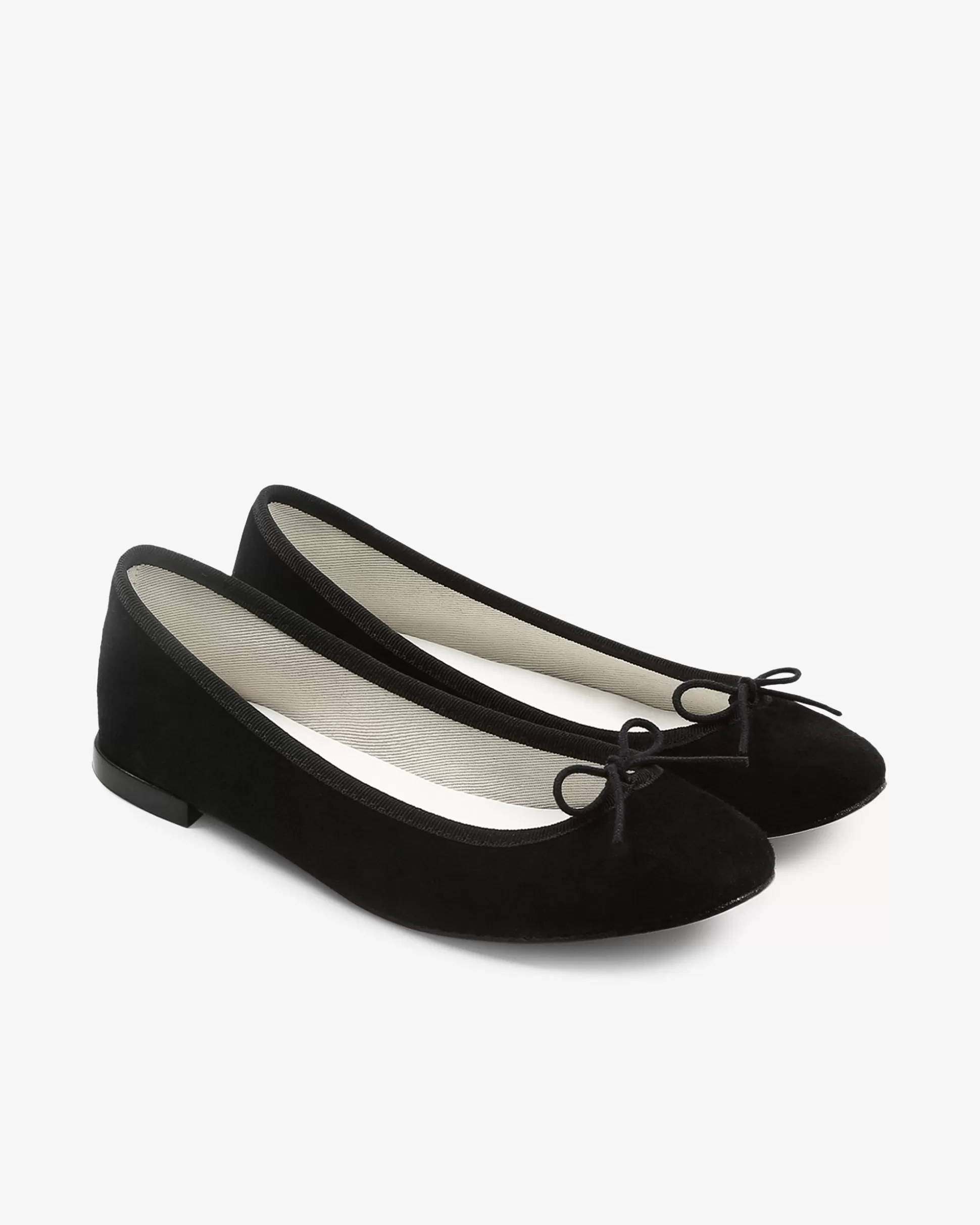 Repetto Ballet Flats>Cendrillon ballet flats in Goatskin Suede Black