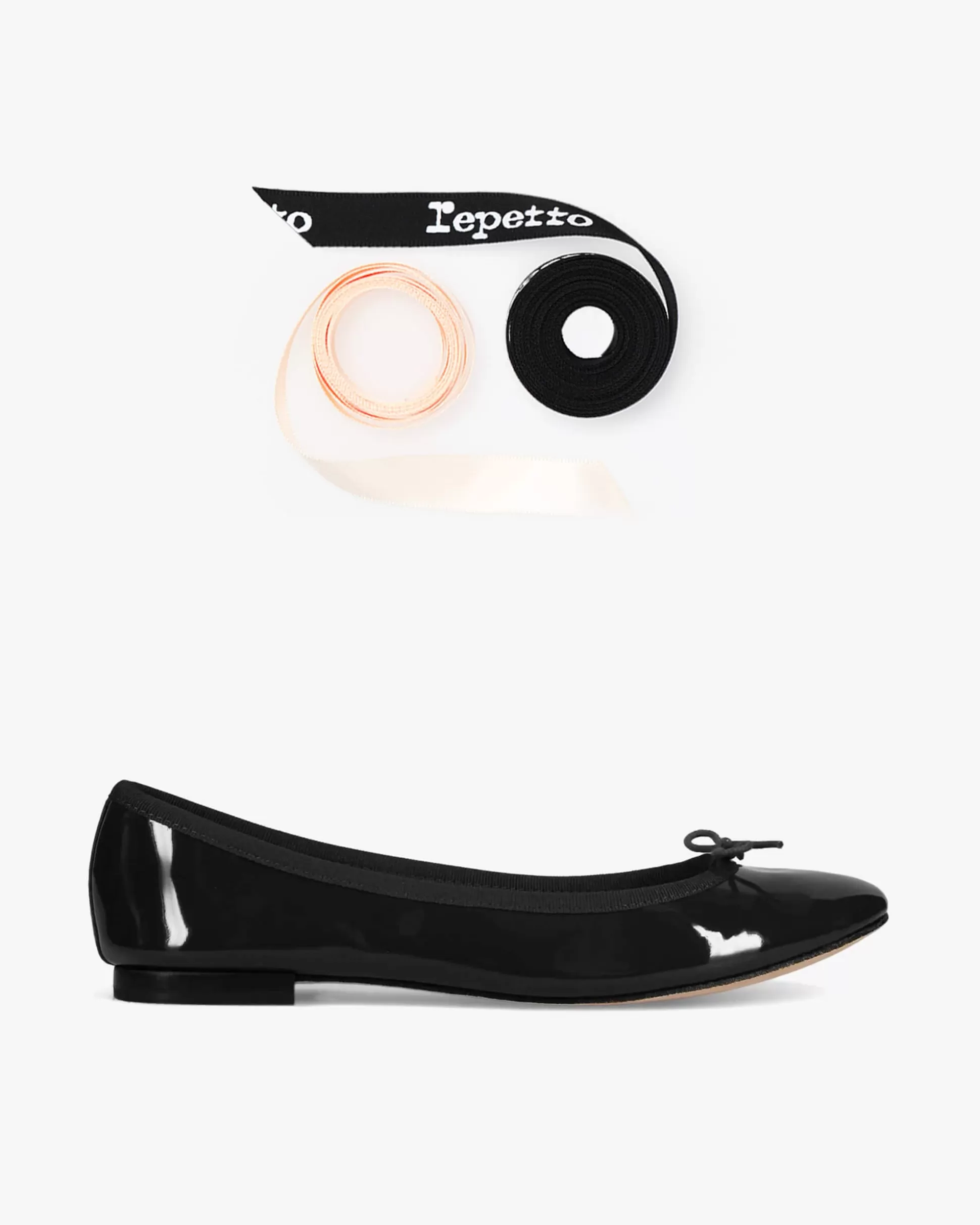 Repetto Ballet Flats>Cendrillon ballet flats removable ribbons