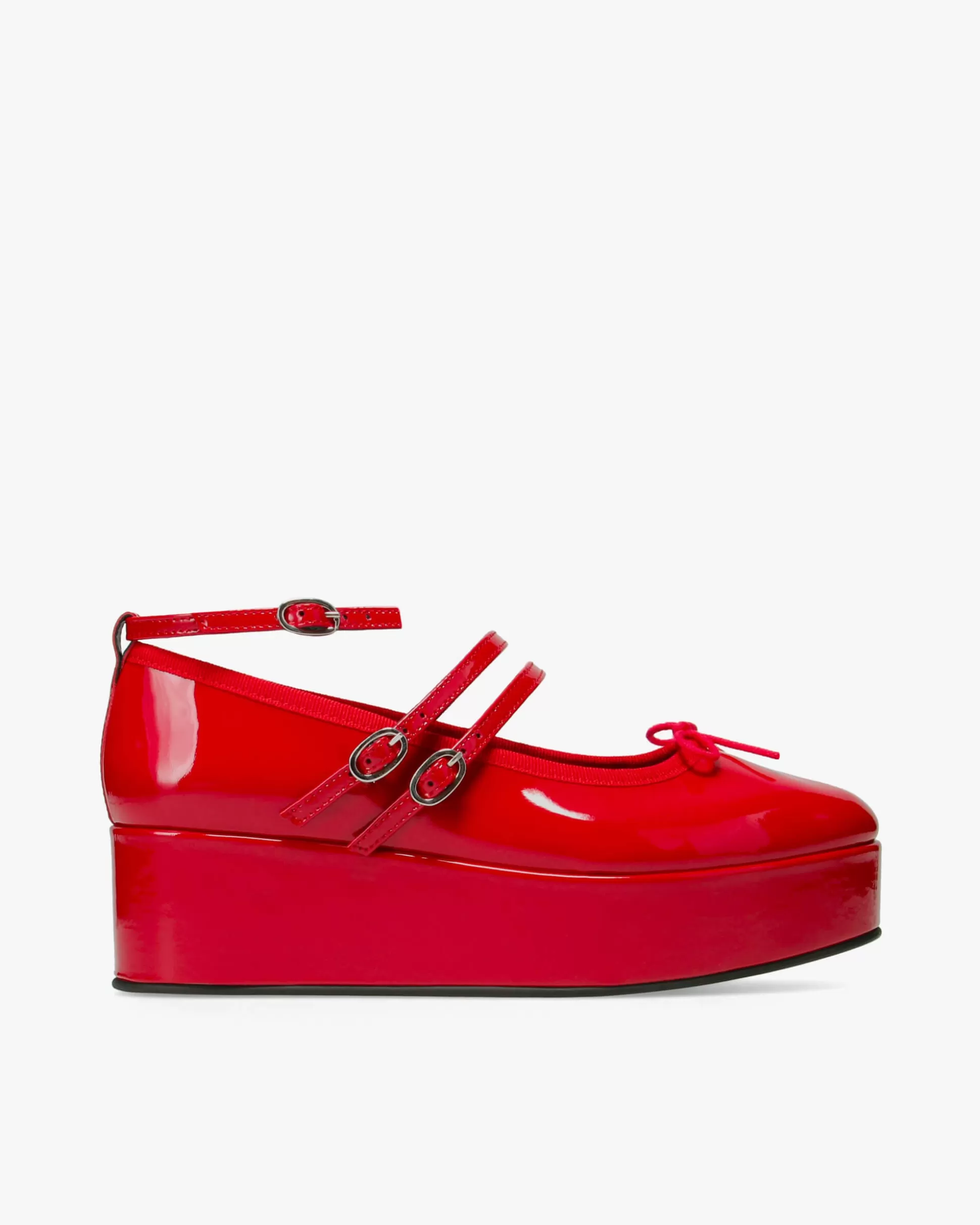 Repetto Mary Janes | Ballet Flats>Cendrillon platform rubber sole Mary Janes Flamered