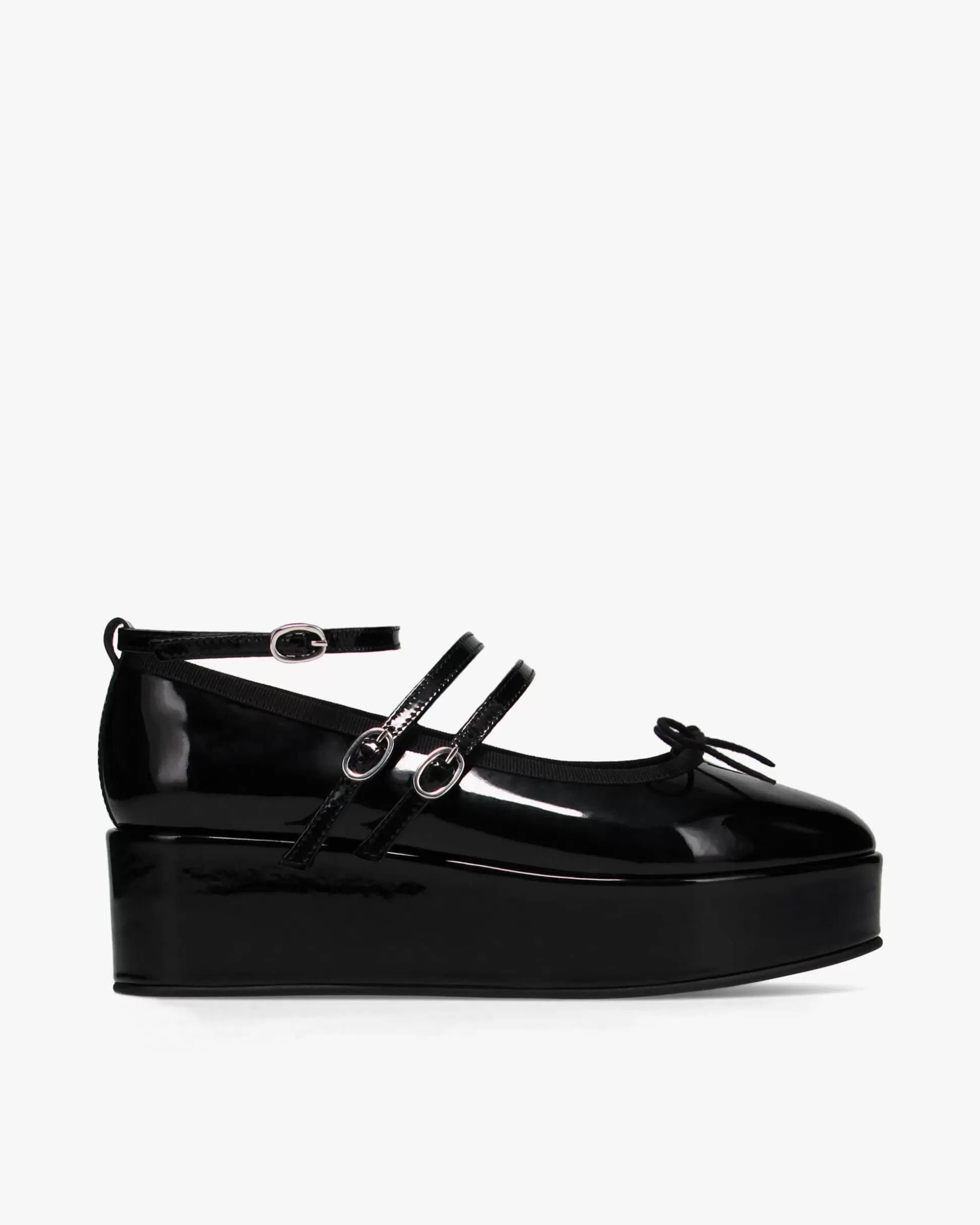 Repetto Mary Janes | Ballet Flats>Cendrillon platform rubber sole Mary Janes Black