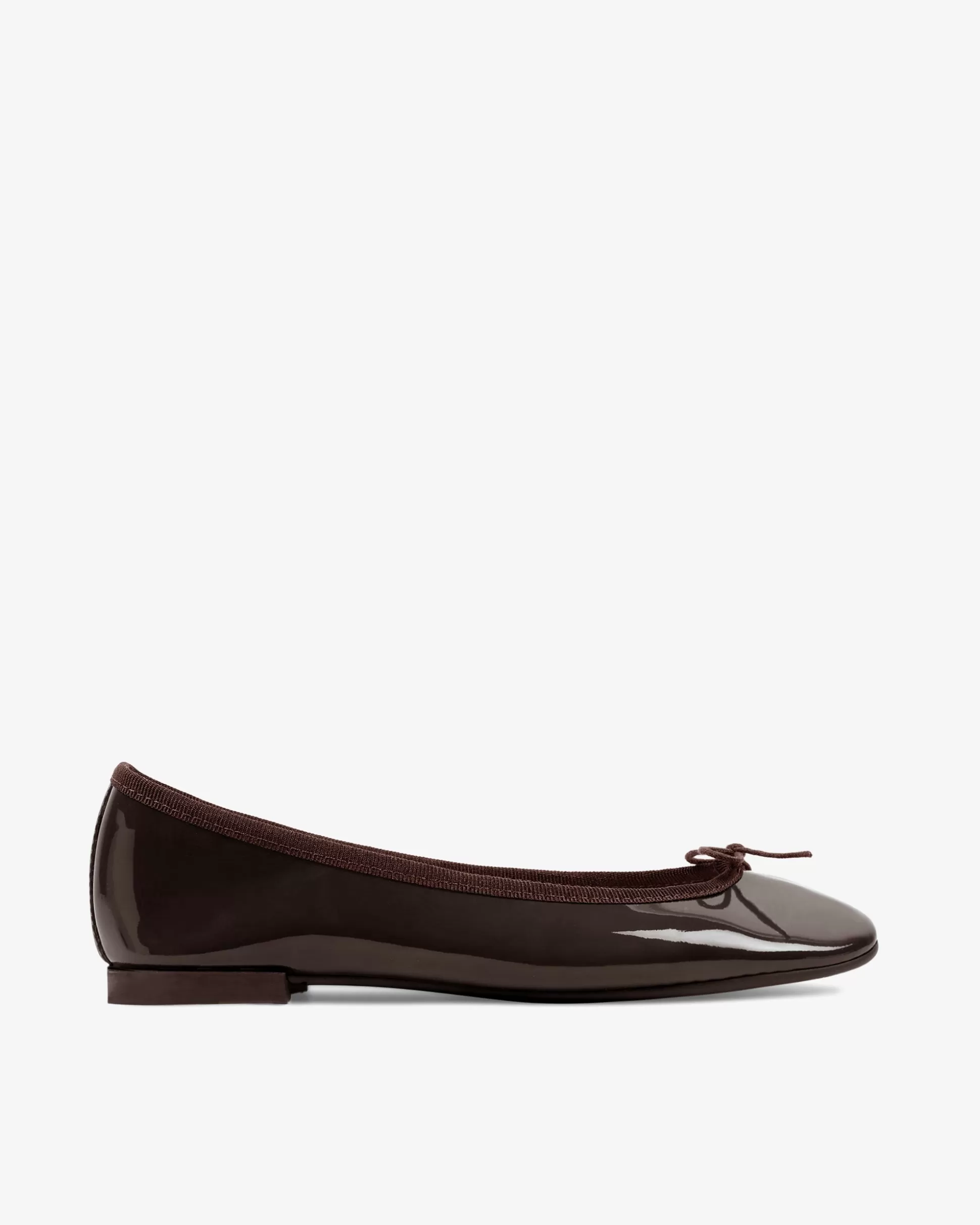 Repetto Ballet Flats>Cendrillon rubber sole ballet flats Ristrettobrown