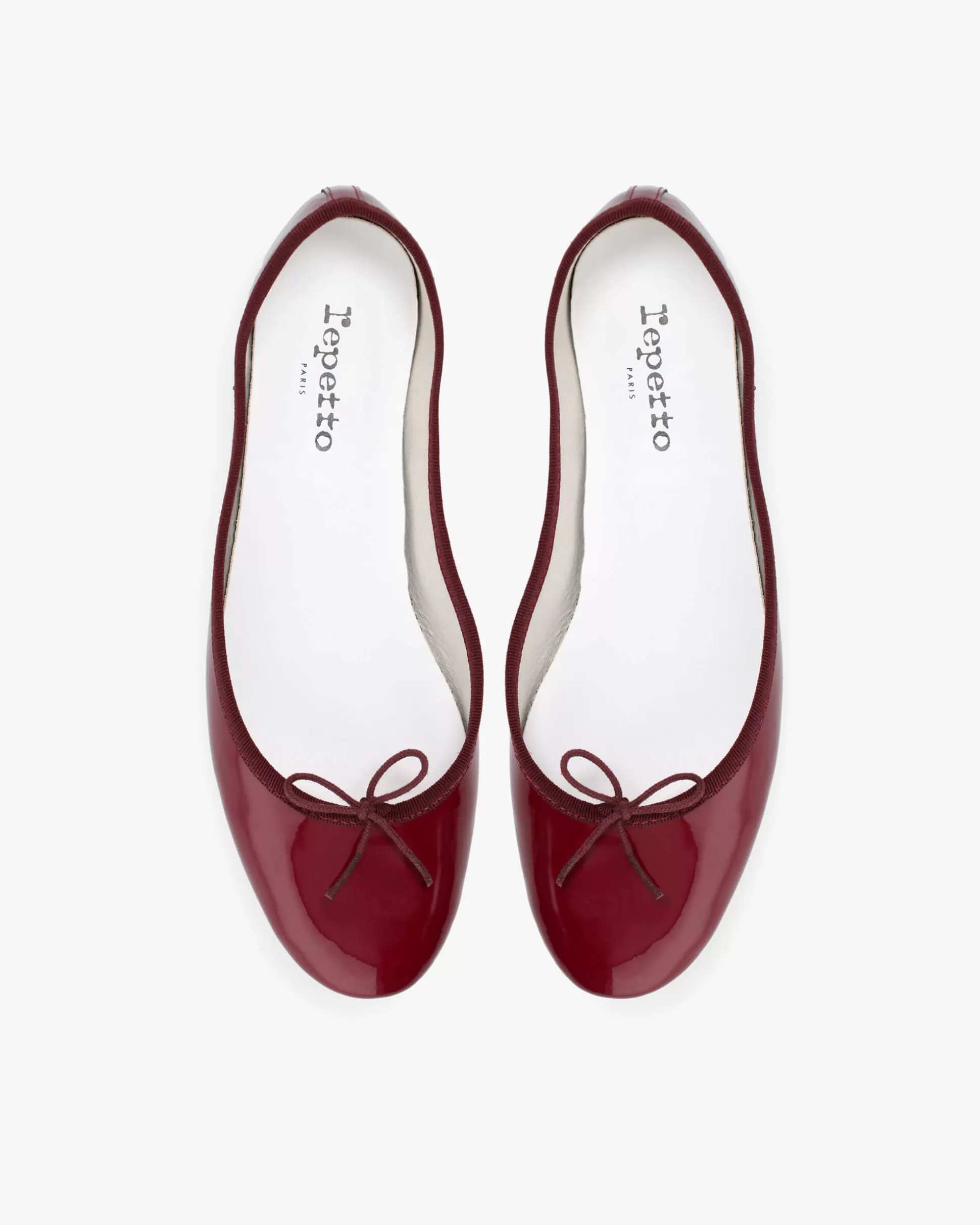 Repetto Ballet Flats>Cendrillon rubber sole ballet flats Pommardred