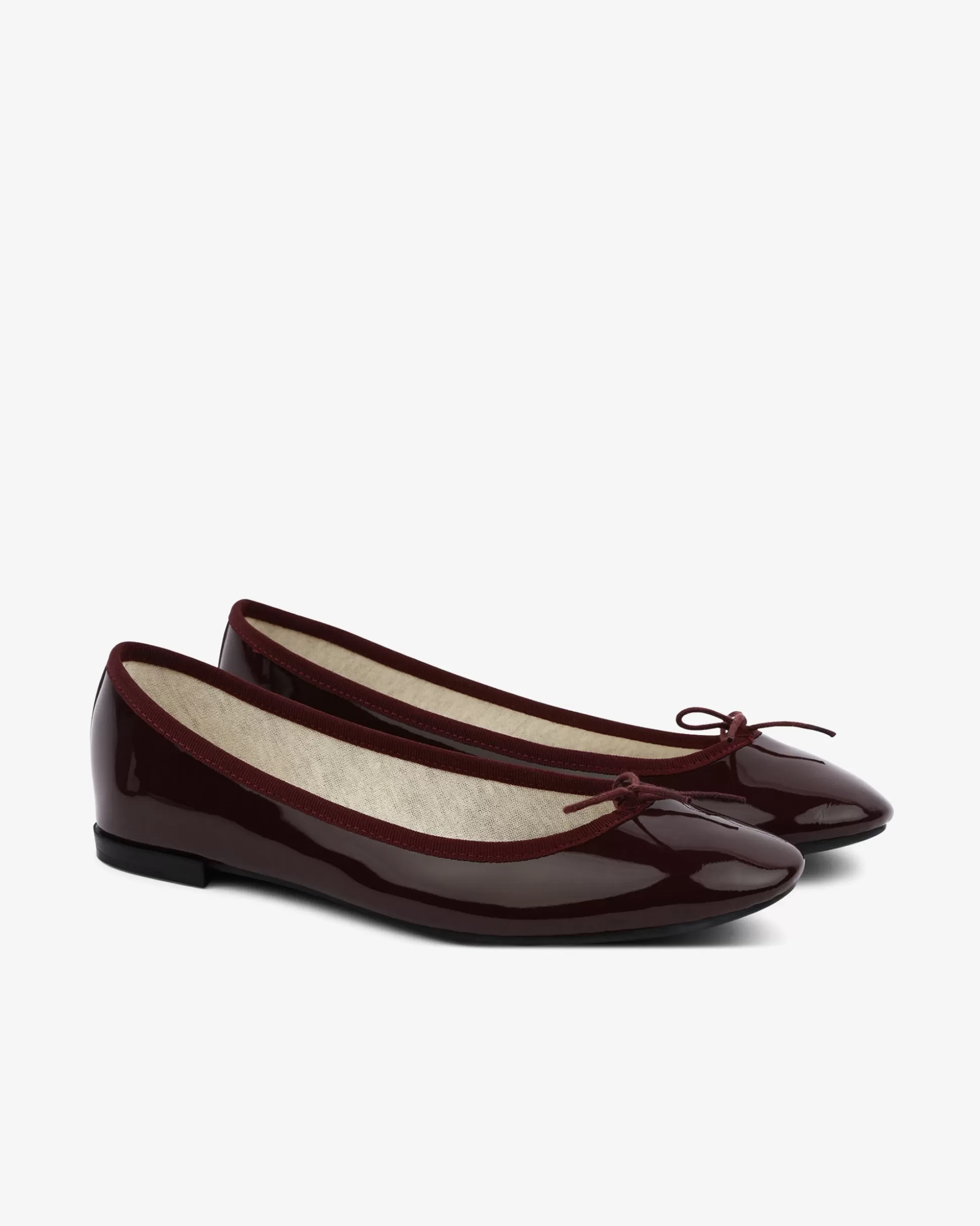 Repetto Ballet Flats>Cendrillon rubber sole ballet flats Deepwine