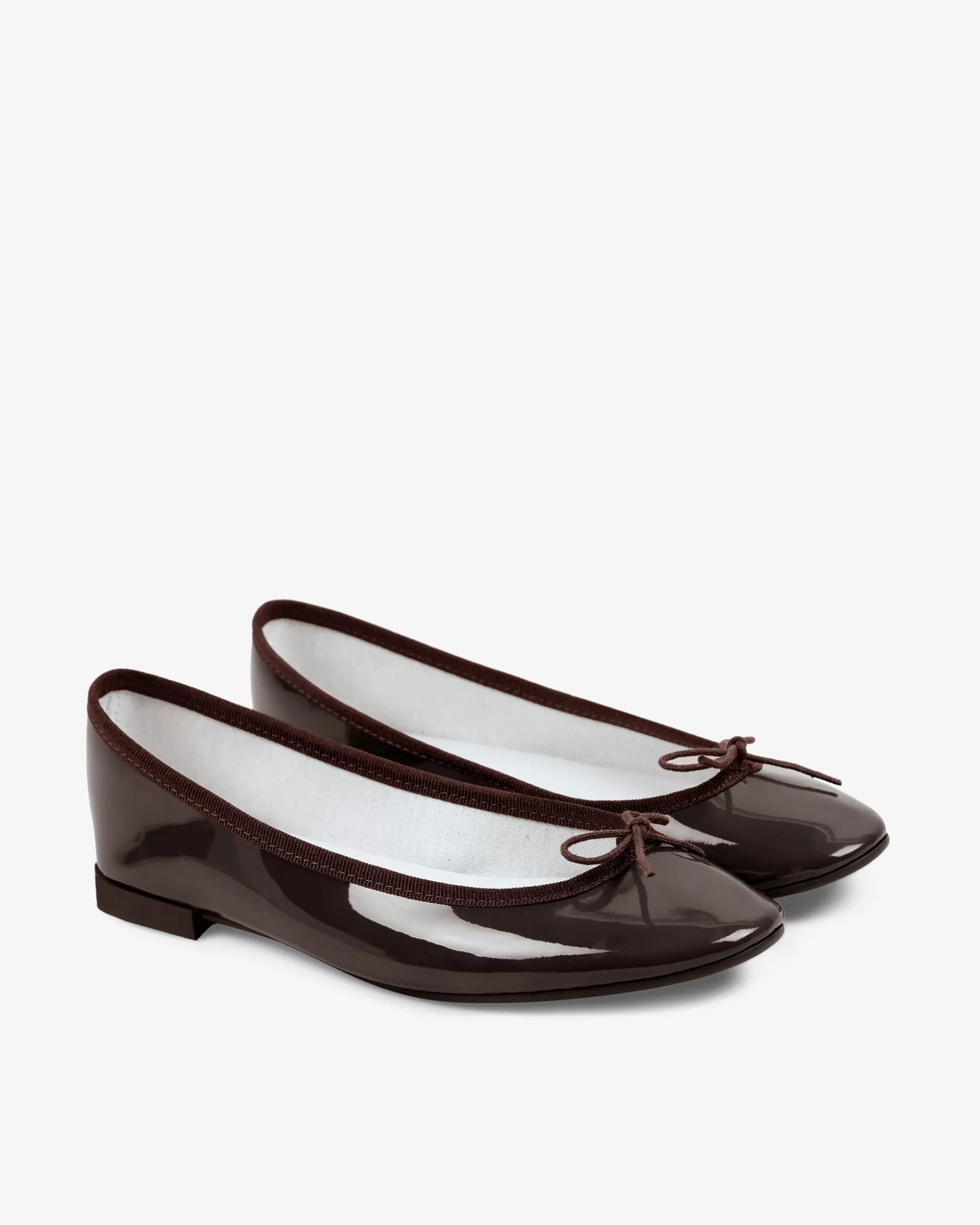 Repetto Ballet Flats>Cendrillon rubber sole ballet flats Ristrettobrown