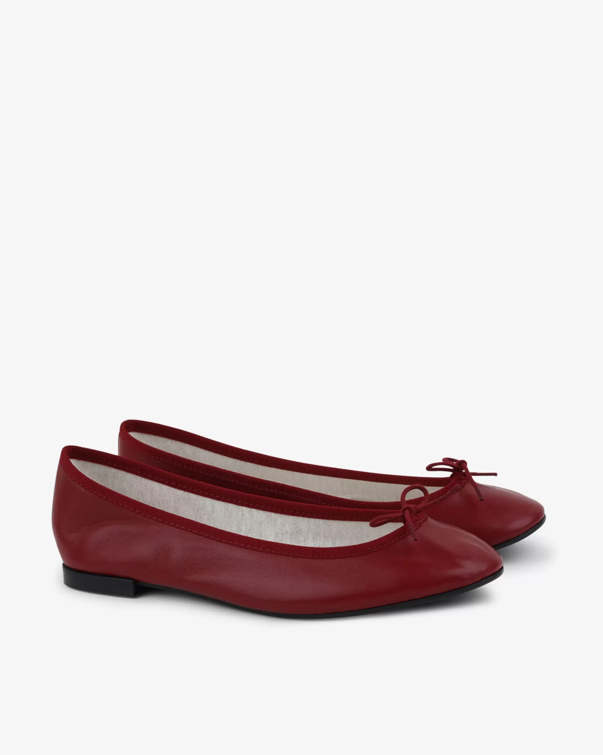 Repetto Ballet Flats>Cendrillon rubber sole ballet flats Deepwine