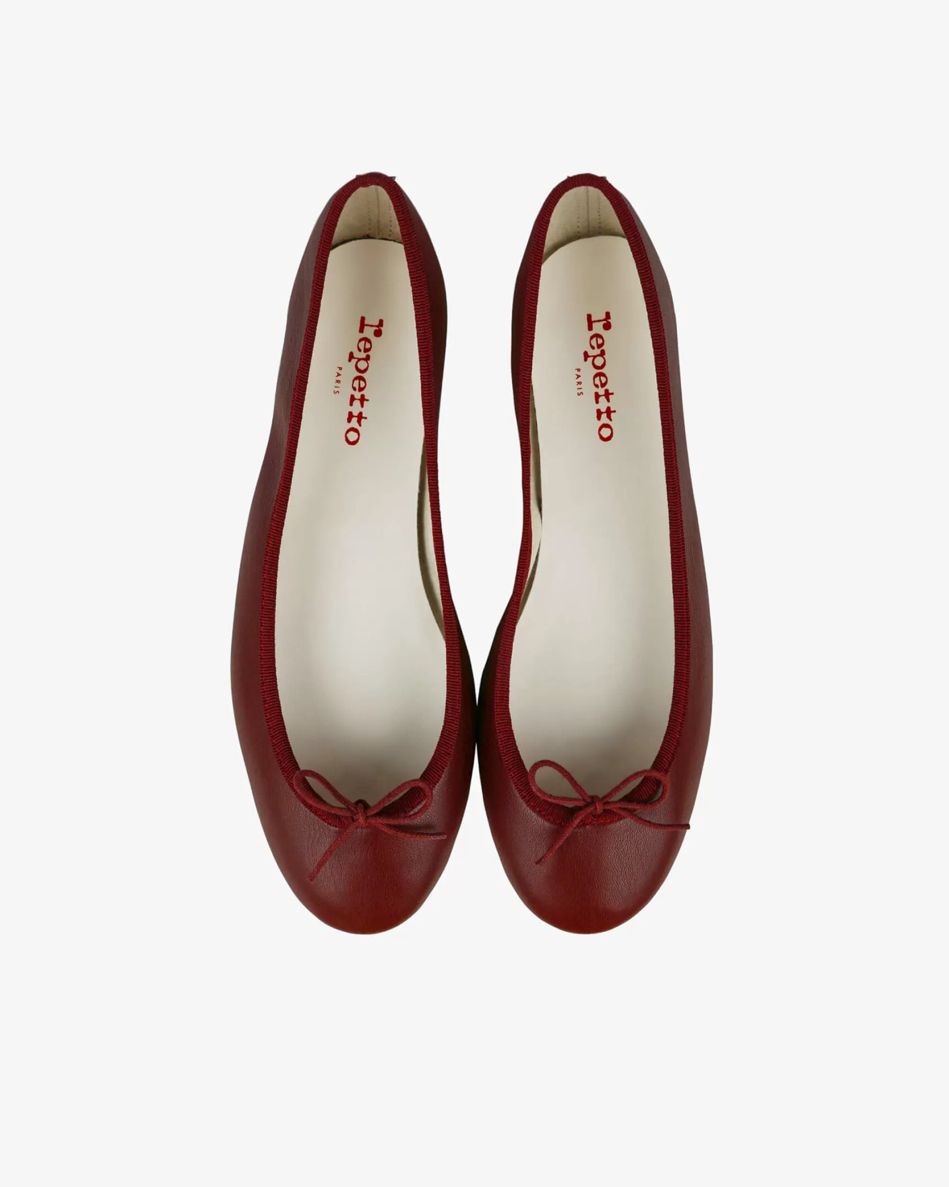 Repetto Ballet Flats>Cendrillon rubber sole ballet flats Pommardred