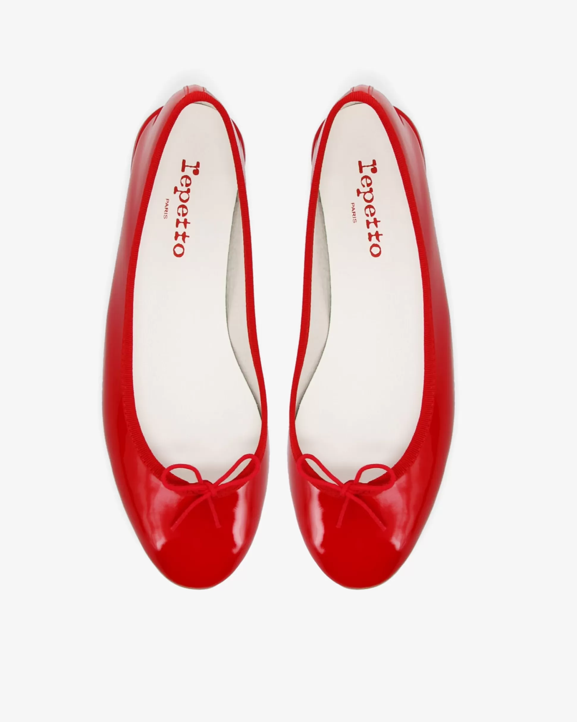 Repetto Ballet Flats>Cendrillon rubber sole ballet flats Flamered