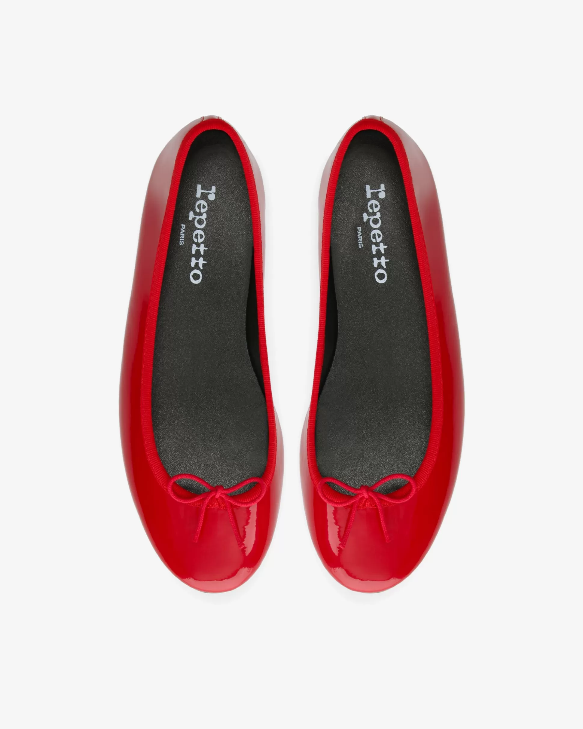 Repetto Ballet Flats>Cendrillon rubber sole ballet flats Flamered