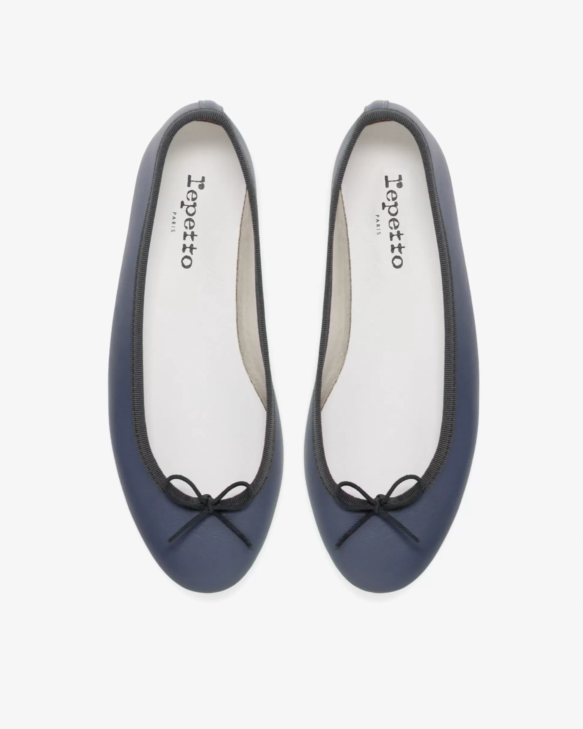 Repetto Ballet Flats>Cendrillon rubber sole ballet flats Anthracitegrey