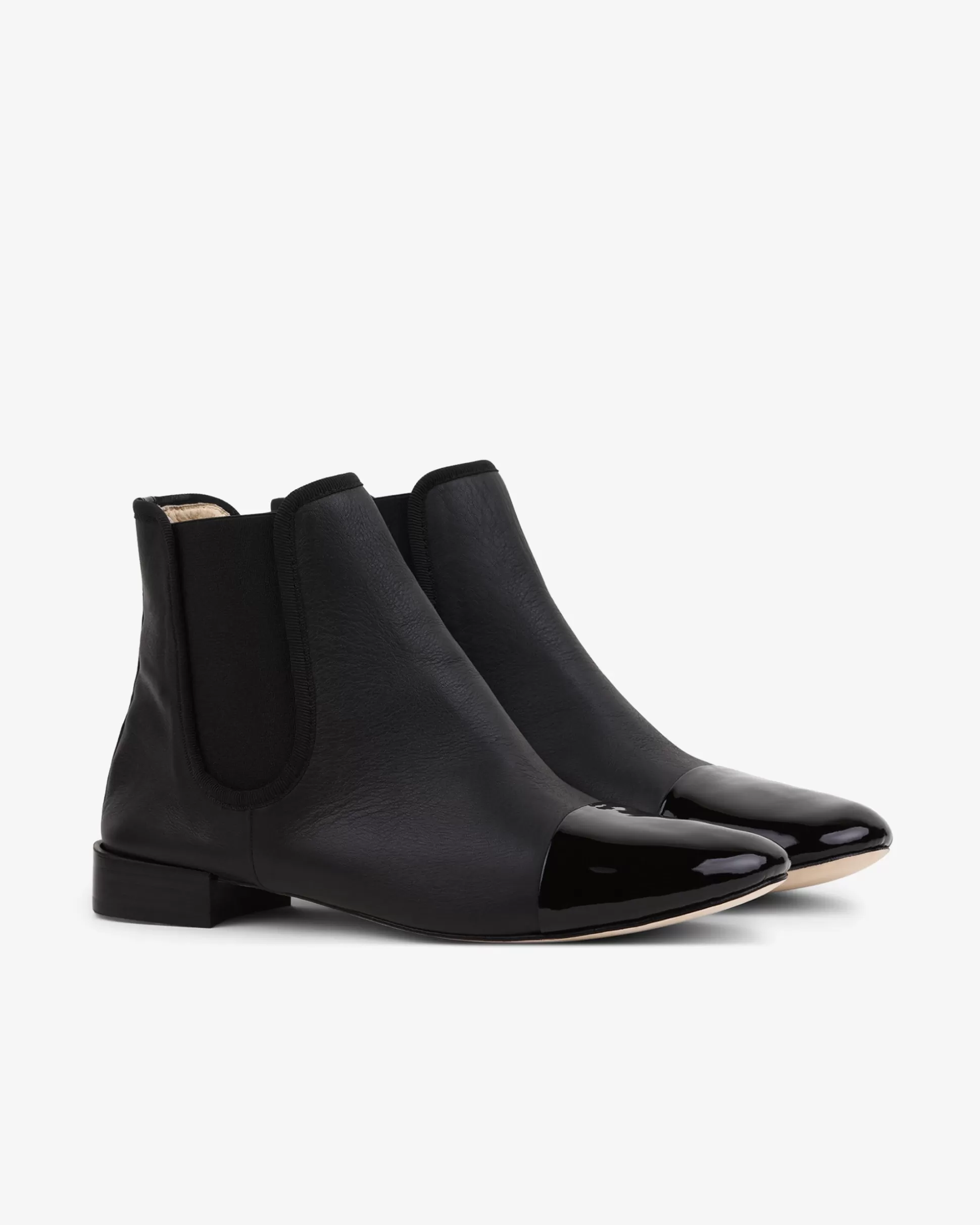 Repetto Ankle Boots>Elora Bi-Material Ankle Boots