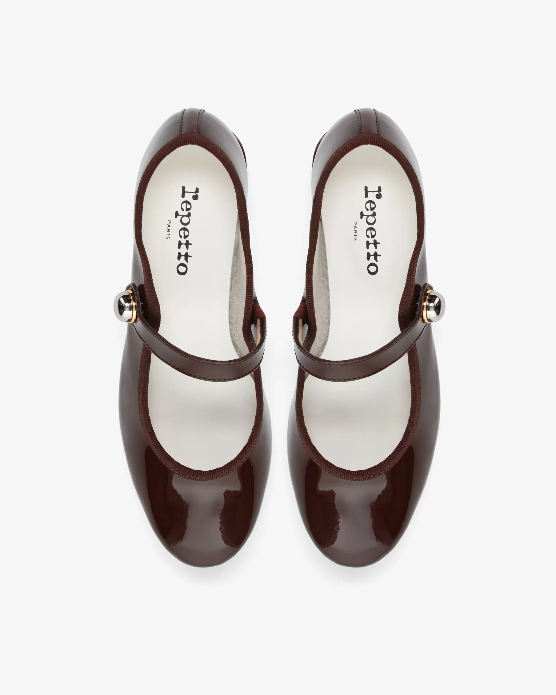 Repetto Pumps & Heels | Mary Janes>Fabienne Mary Janes Ristrettobrown