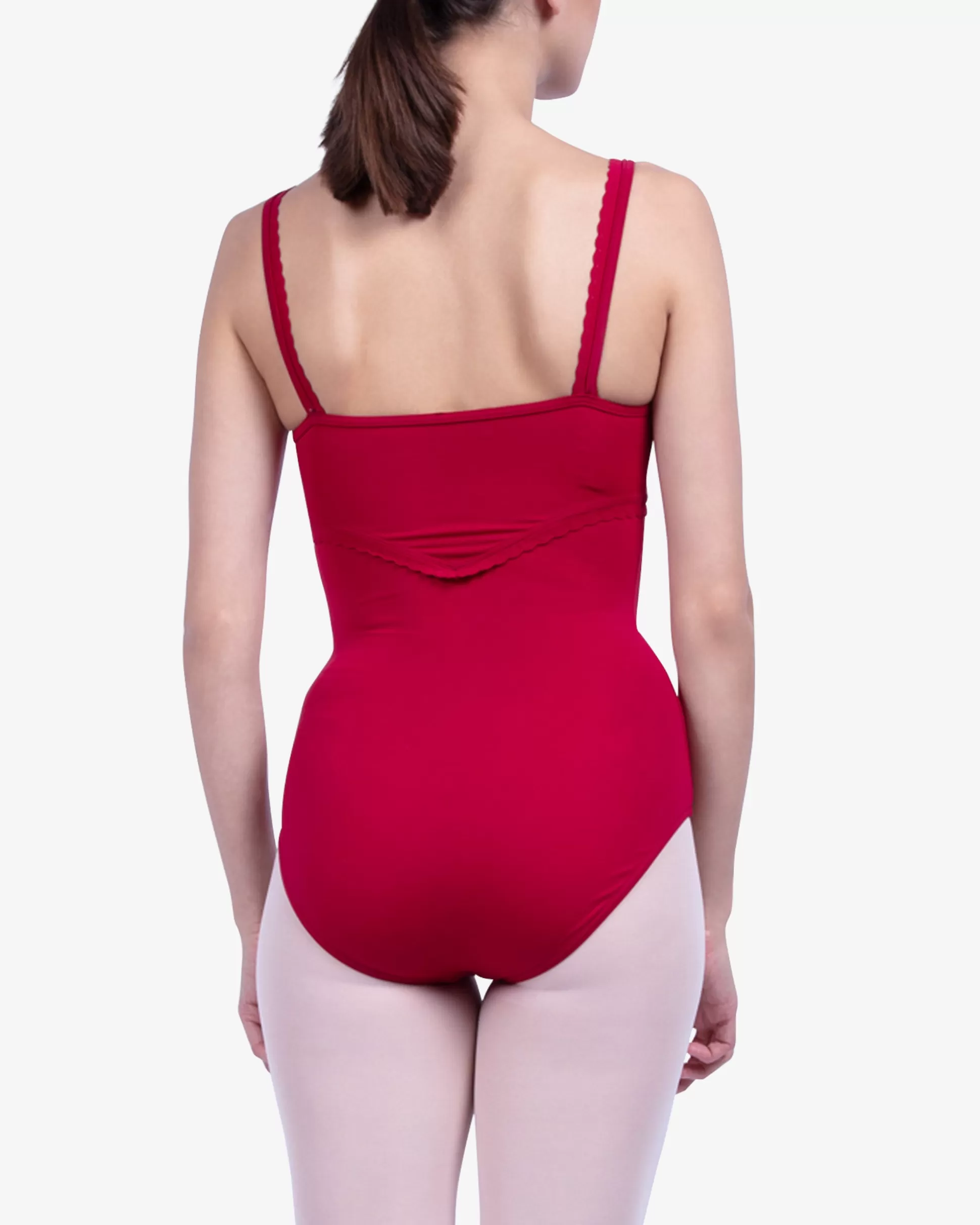 Repetto Leotards & Tunics>Fancy finishing details leotard Garnet-colored