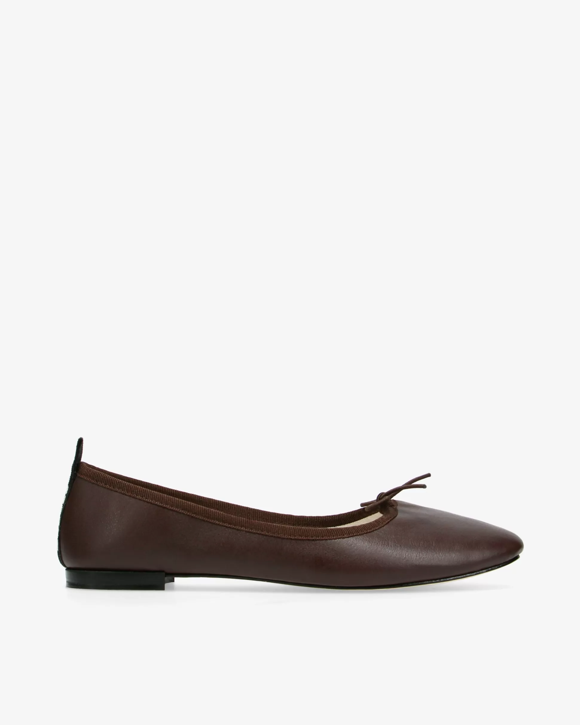 Repetto Ballet Flats>Garance square-toe ballet flats Ristrettobrown