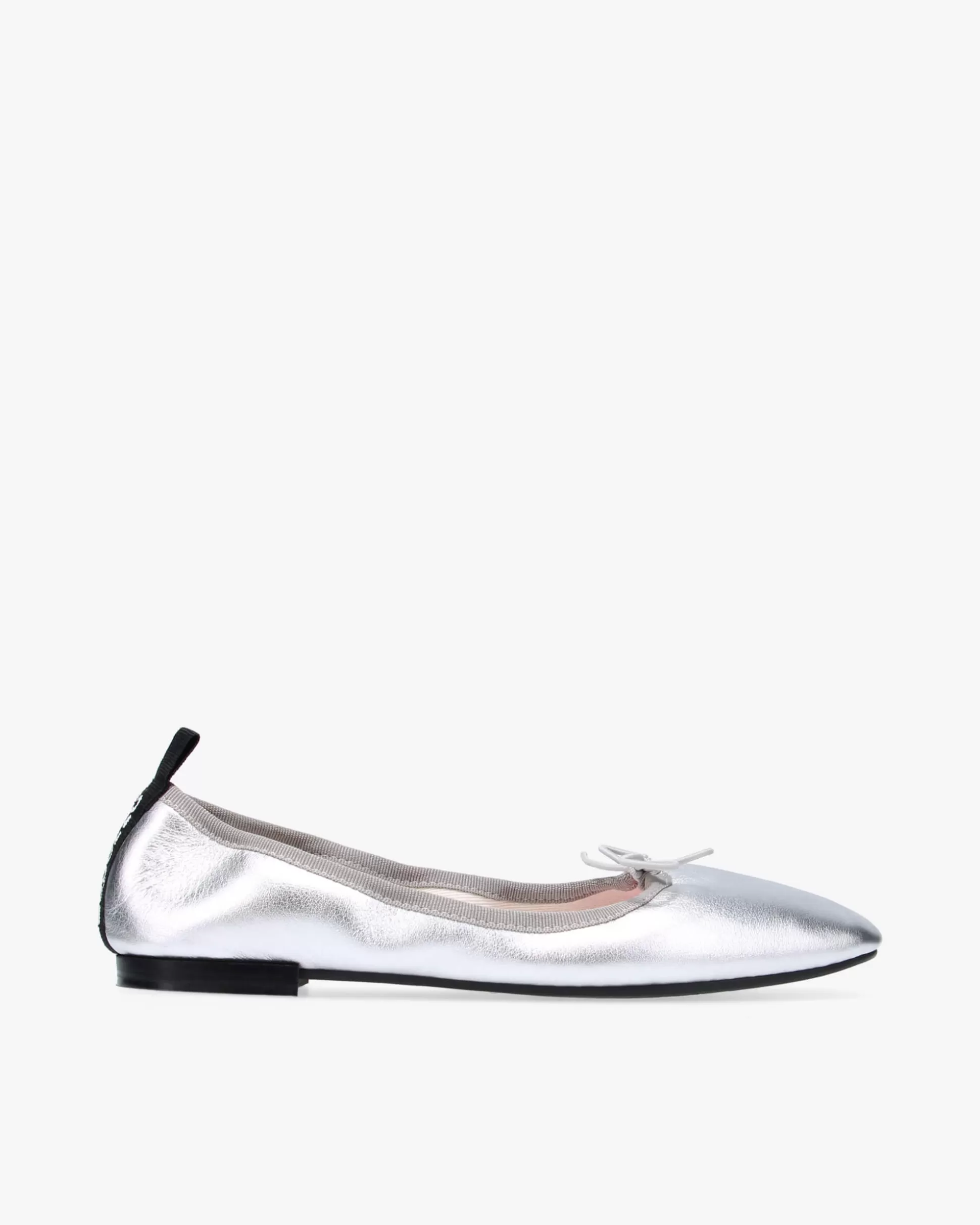 Repetto Ballet Flats>Garance square-toe ballet flats Silver