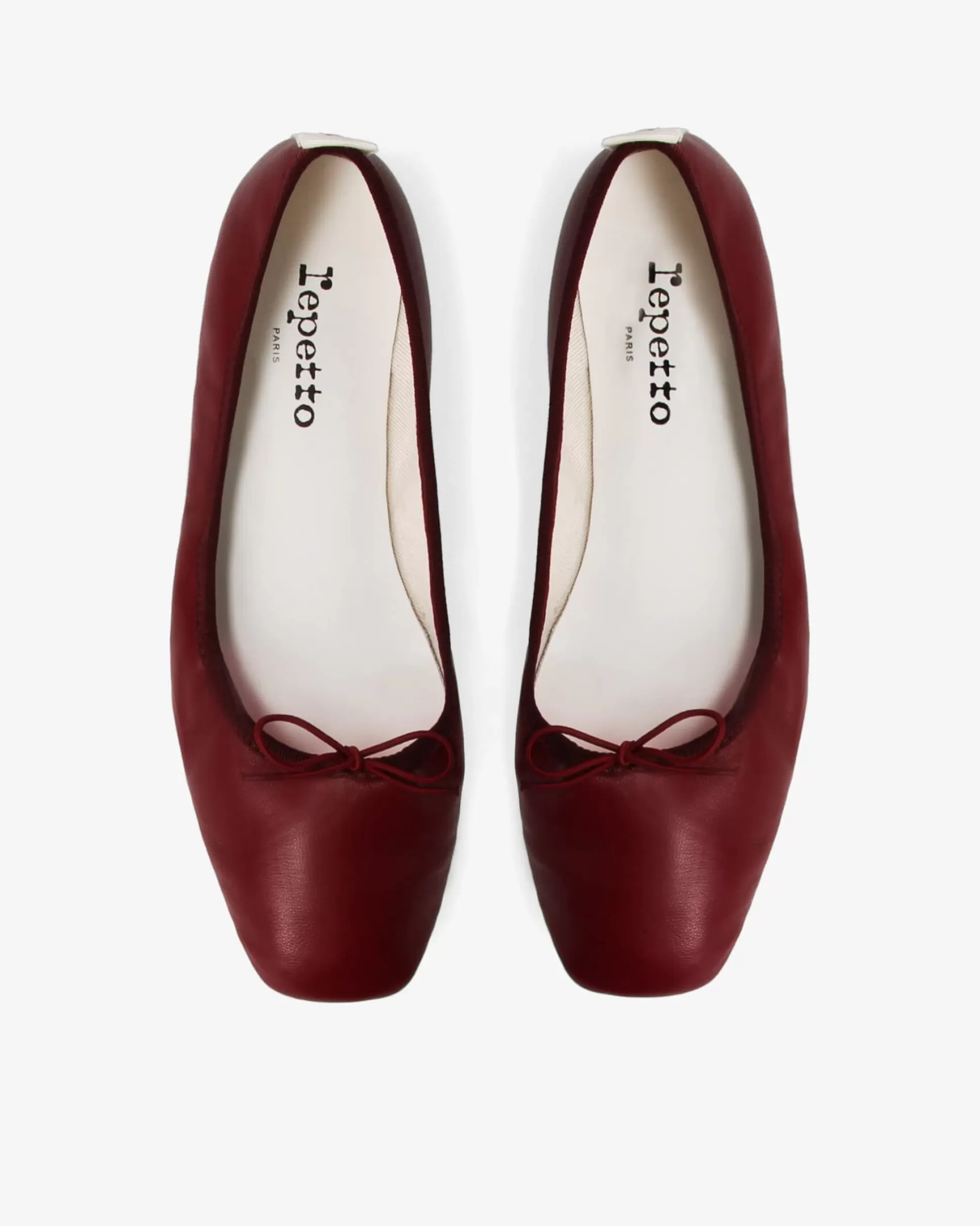 Repetto Ballet Flats>Garance square-toe ballet flats Pommardred