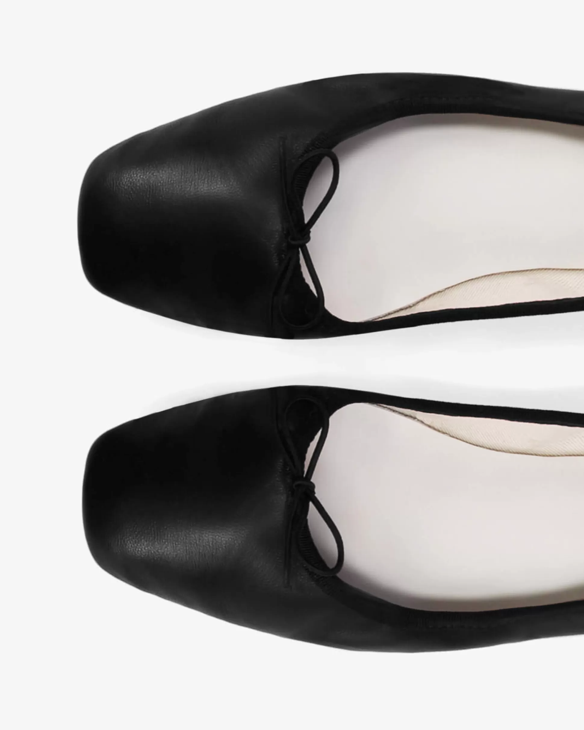 Repetto Ballet Flats>Garance square-toe ballet flats Black