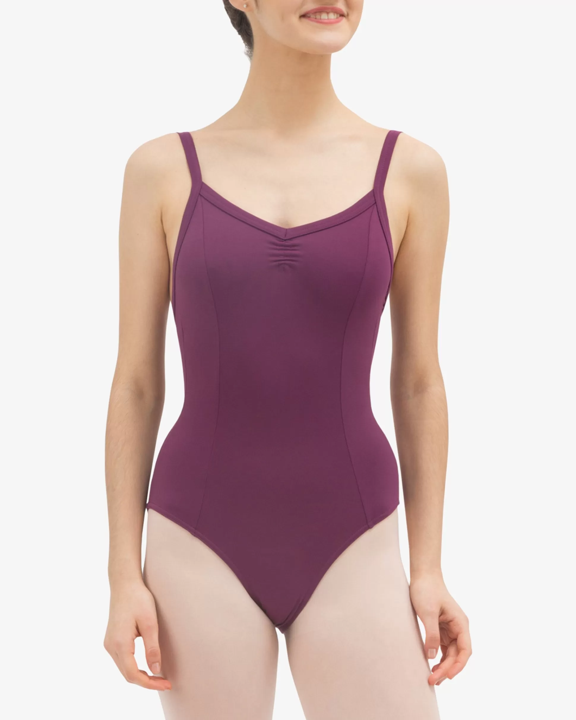 Repetto Leotards & Tunics>Gathered front leotard Fig