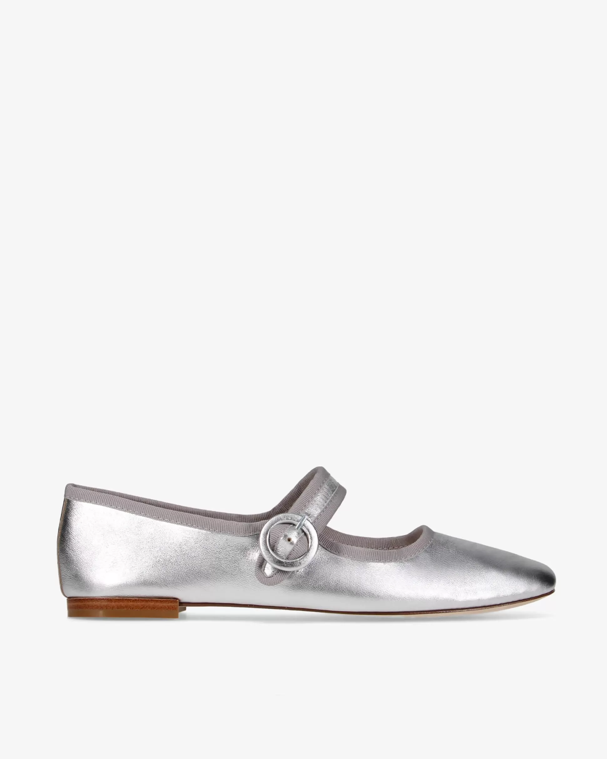 Repetto Mary Janes>Georgia square-toe Mary Janes Silver