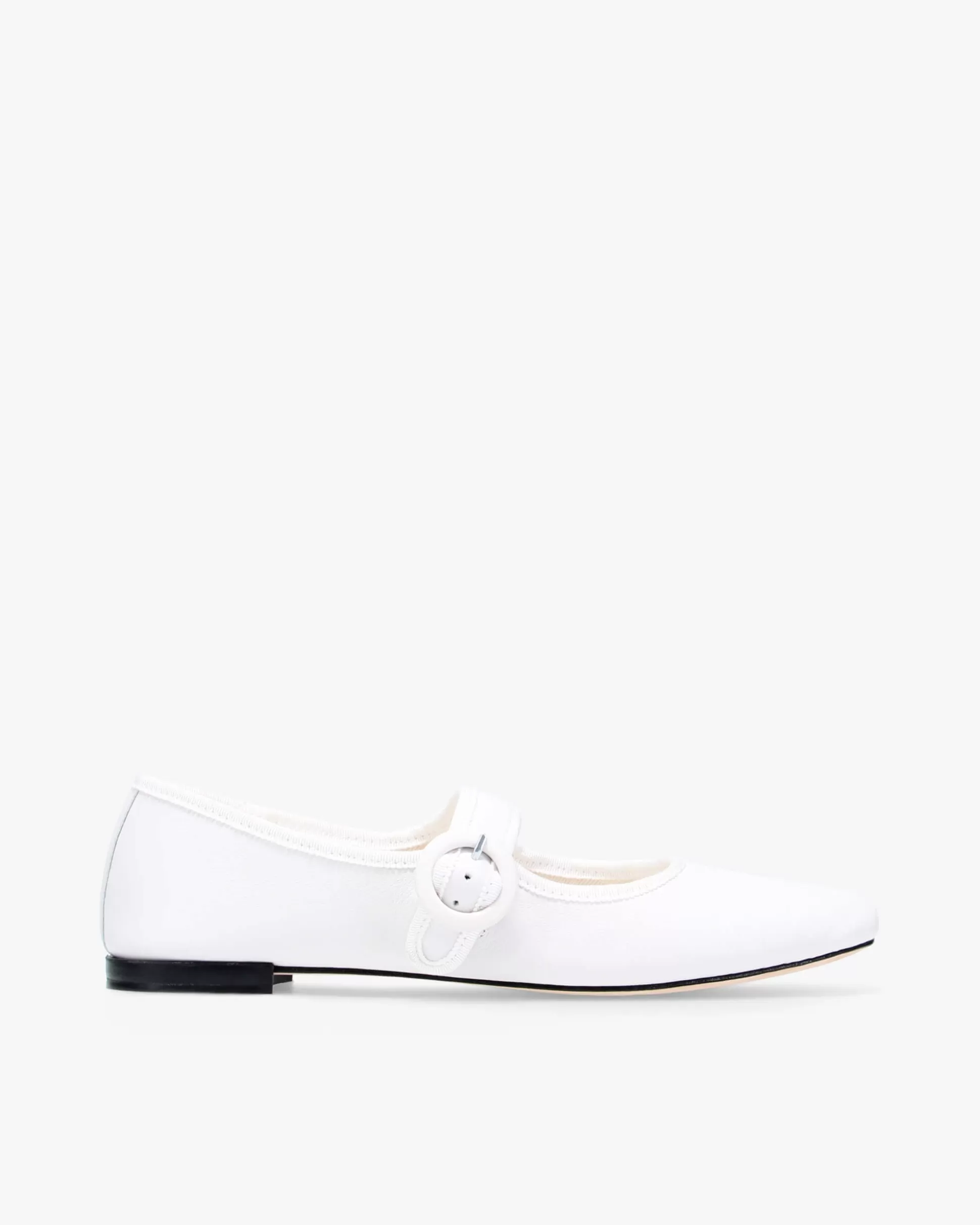 Repetto Mary Janes>Georgia square-toe Mary Janes White