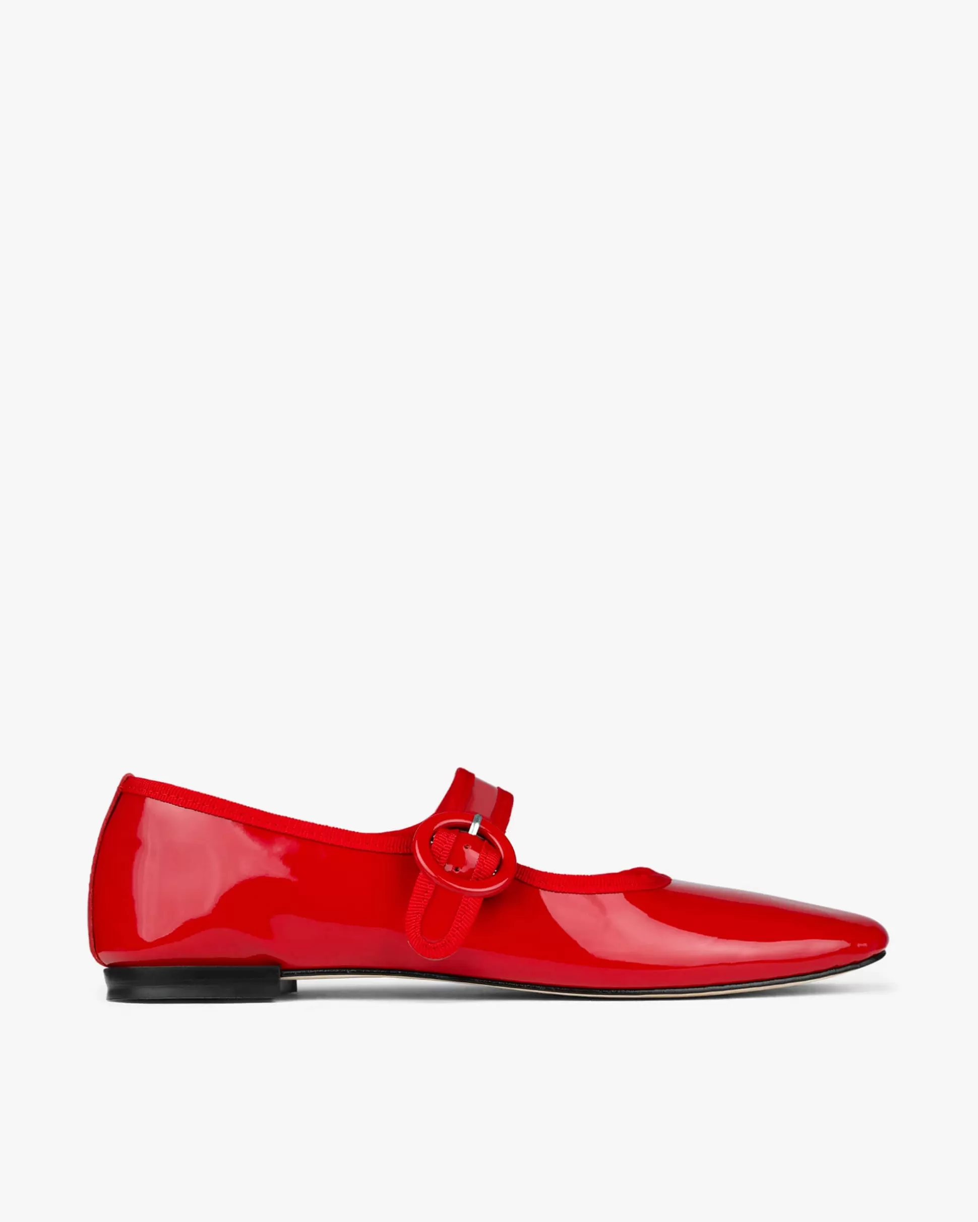 Repetto Mary Janes>Georgia square-toe Mary Janes Flamered