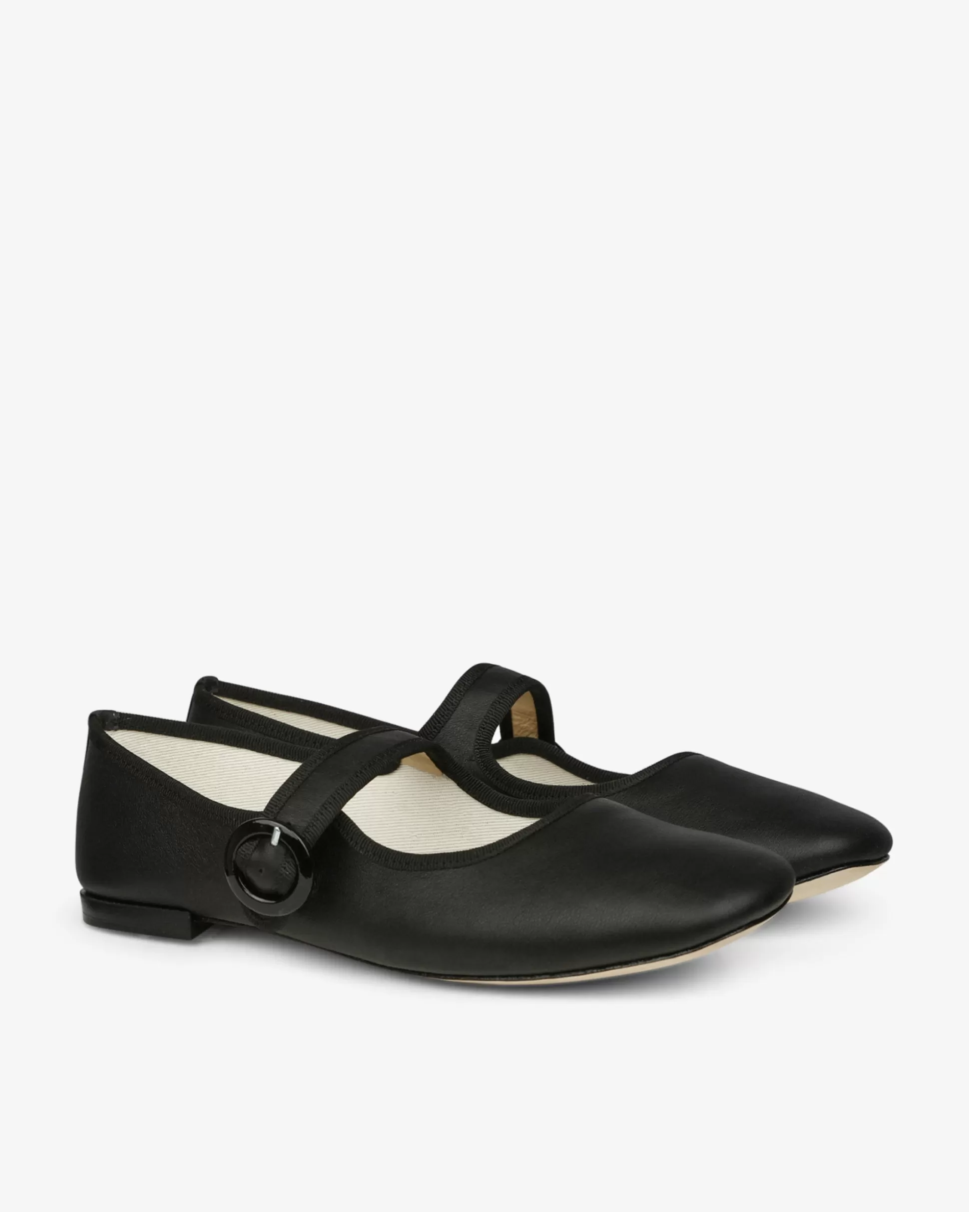 Repetto Mary Janes>Georgia square-toe Mary Janes Black