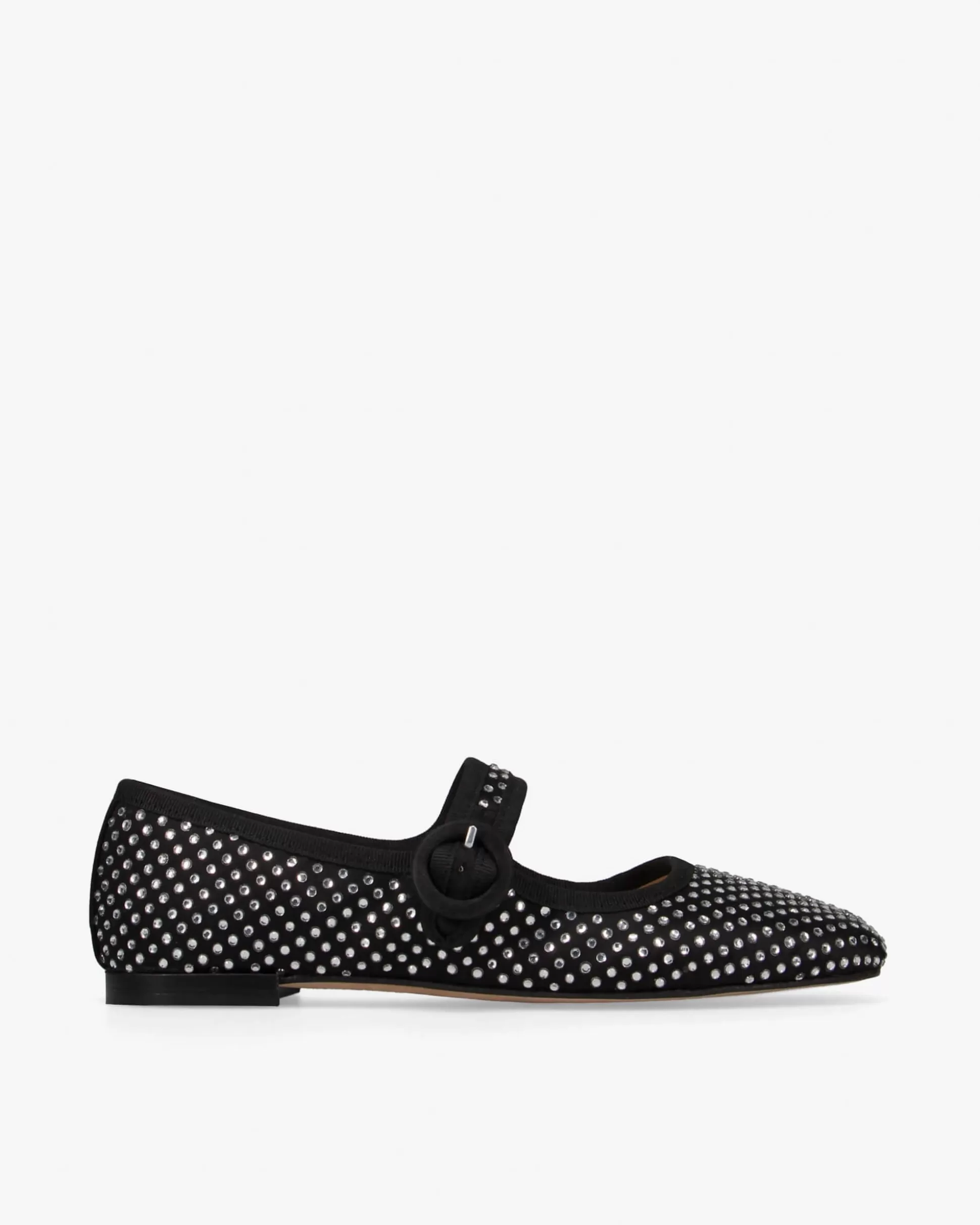 Repetto Mary Janes>Georgia square-toe Mary Janes - Strass Black