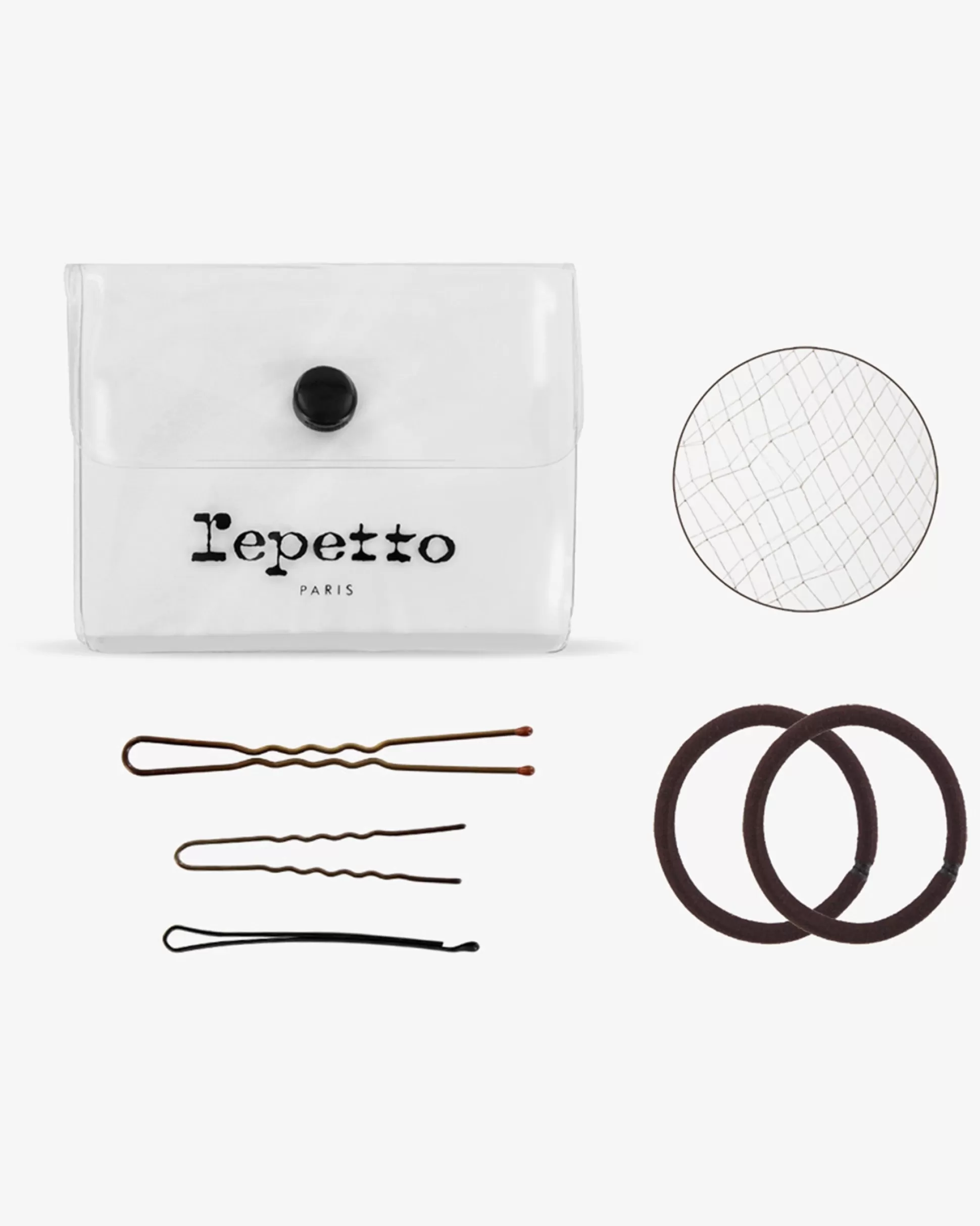 Repetto Accessories | Accessories>Hair kit for dance bun Chestnutbrown