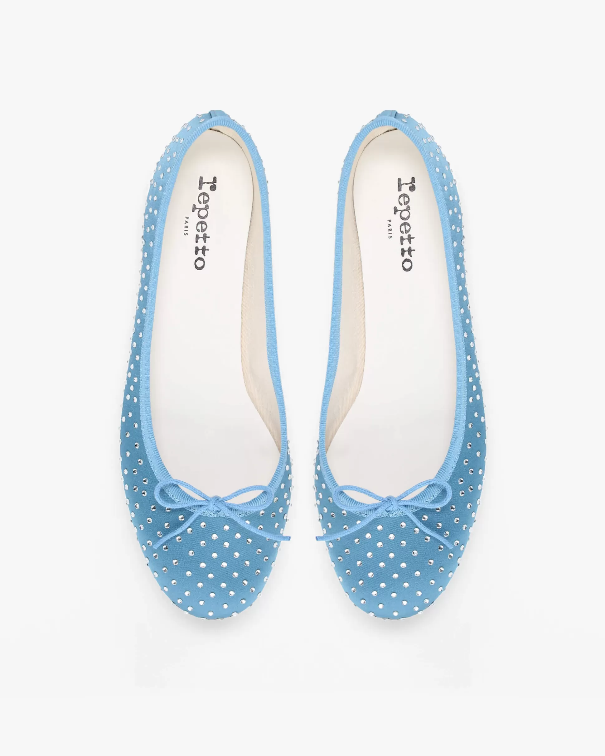 Repetto Ballet Flats>High Cendrillon Ballet Flats - Strass Eden