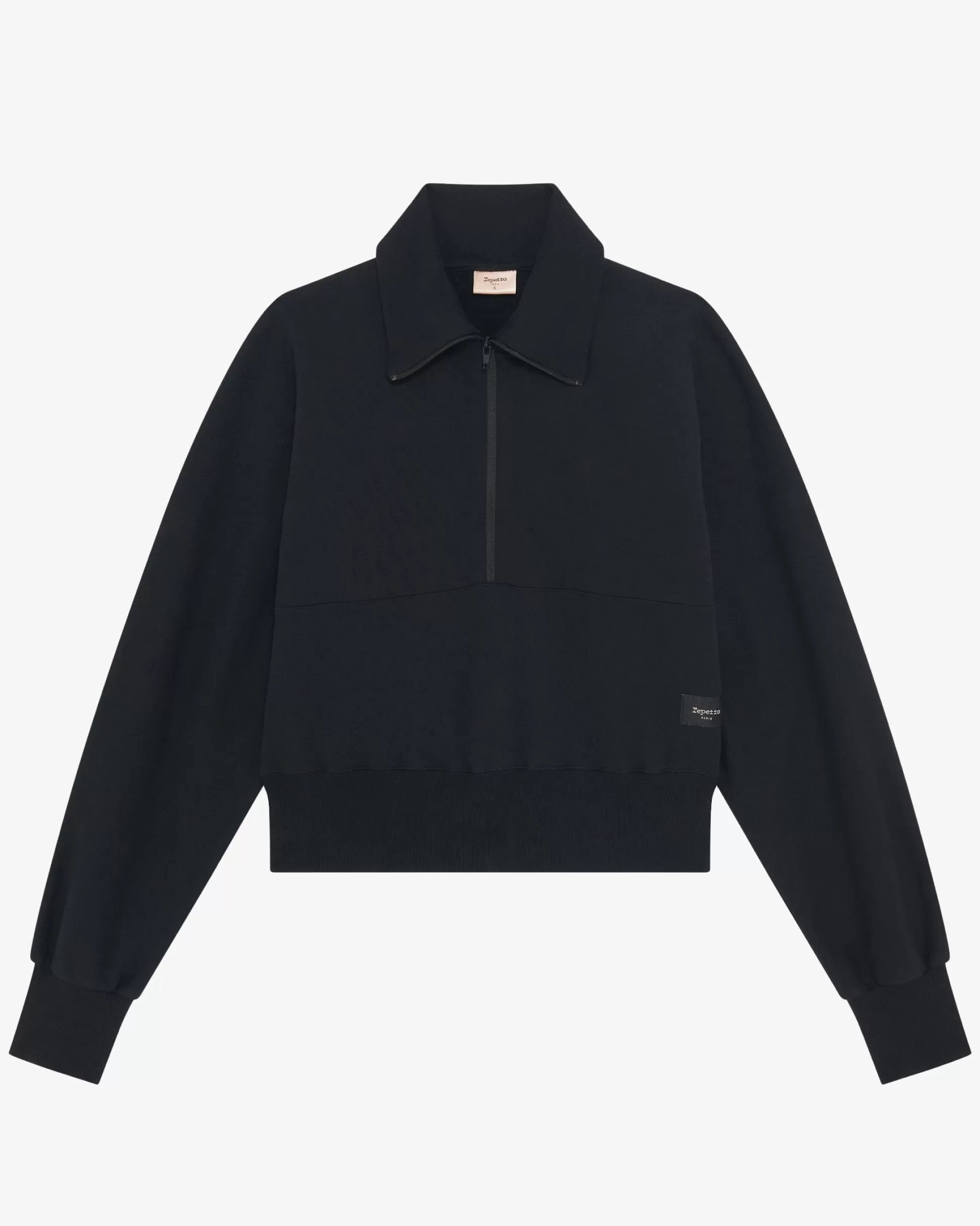 Repetto Sweatshirts>High-neck sweatshirt Black