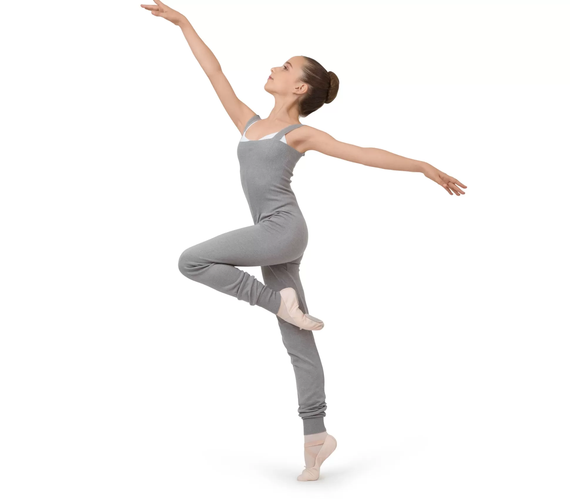 Repetto Jazz & Modern Dance | Warm-up>Jumpsuit with large straps Mousegrey