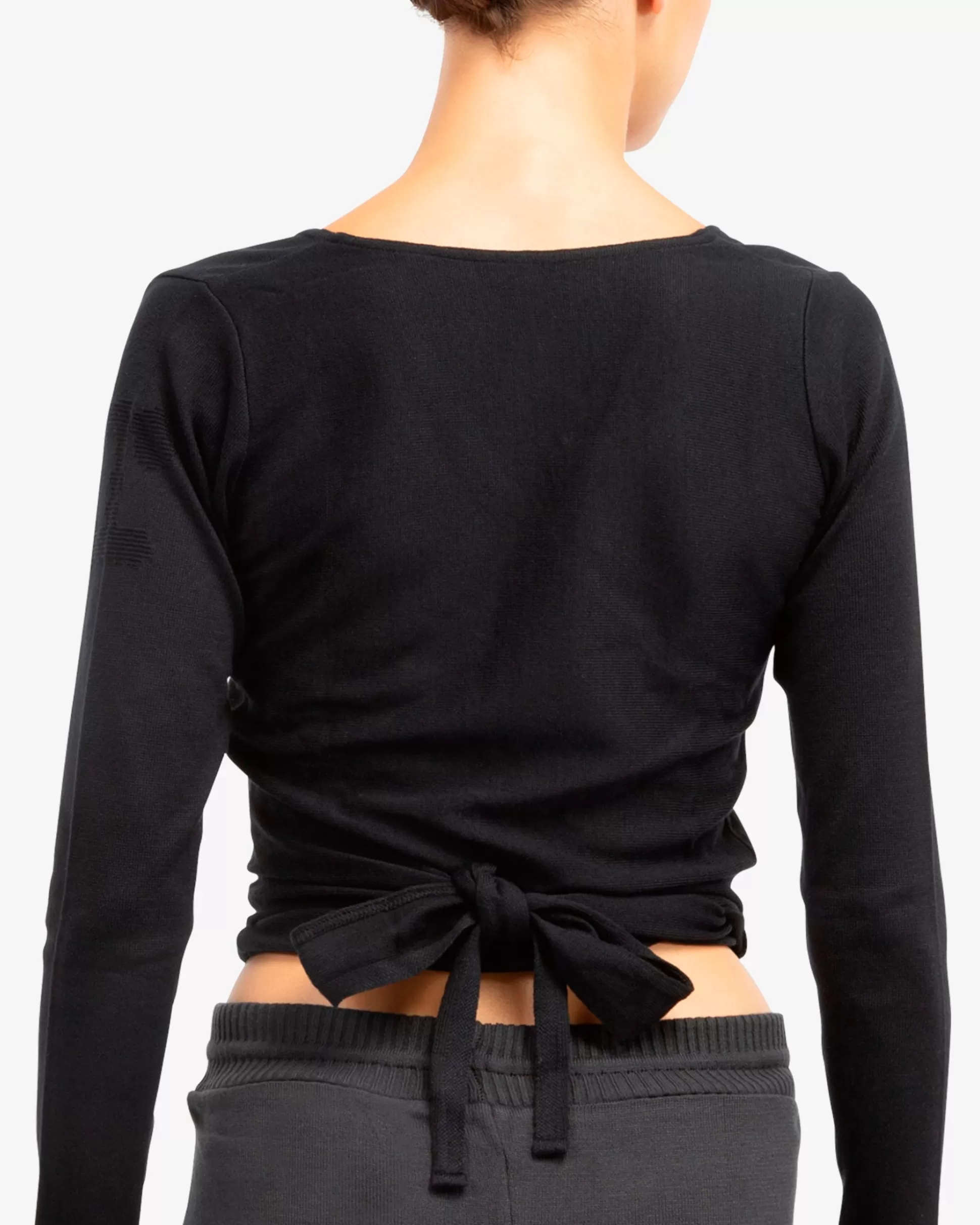 Repetto Warm-up>Knitted wrap-over