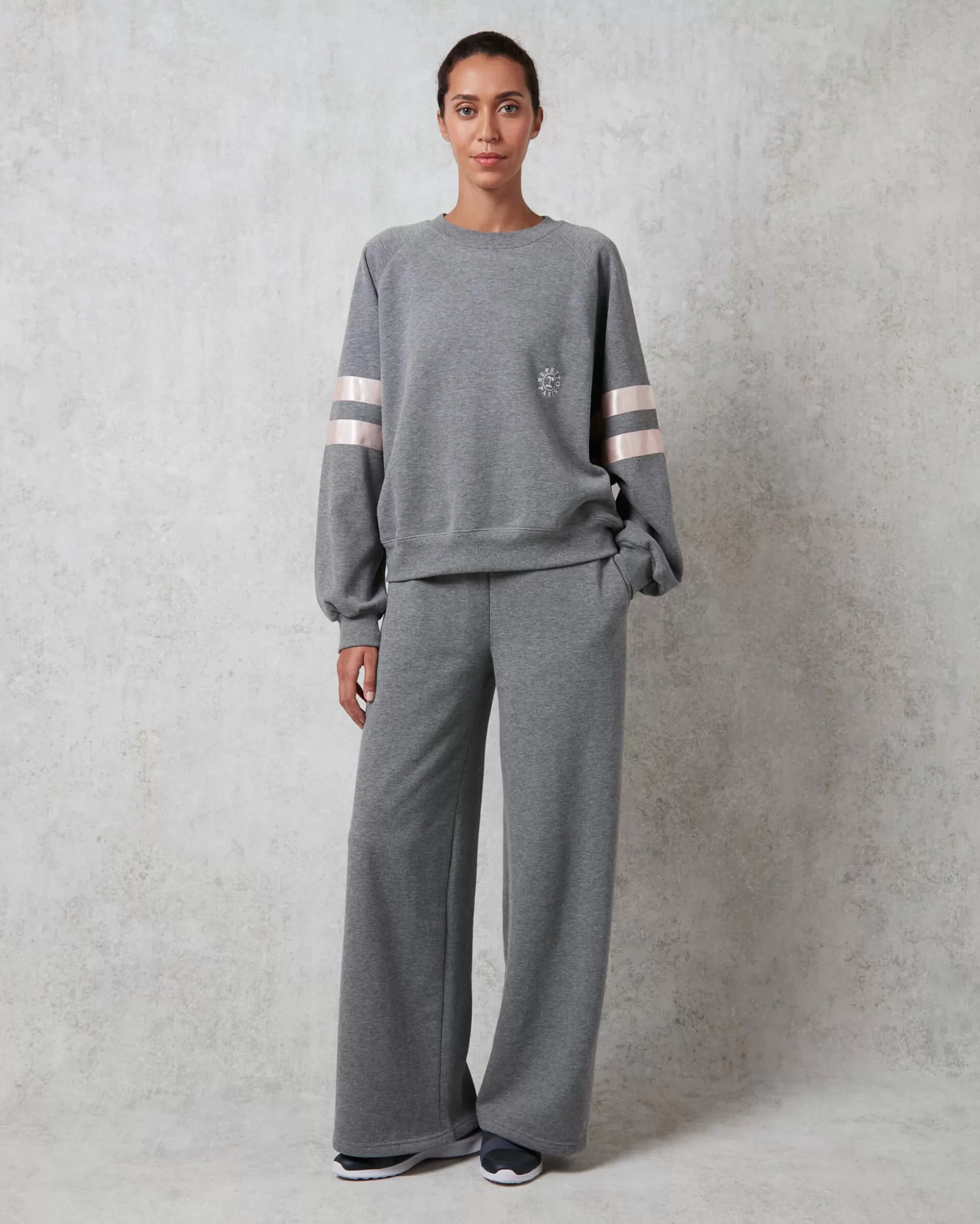 Repetto Pants & Shorts>Large jogging pants Mottledlightgrey