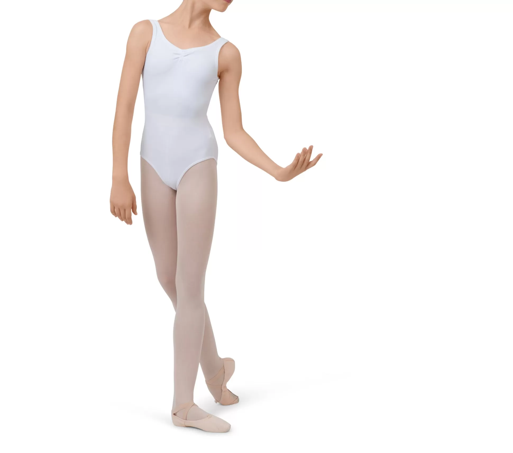 Repetto Leotards & Tunics>Large straps leotard White