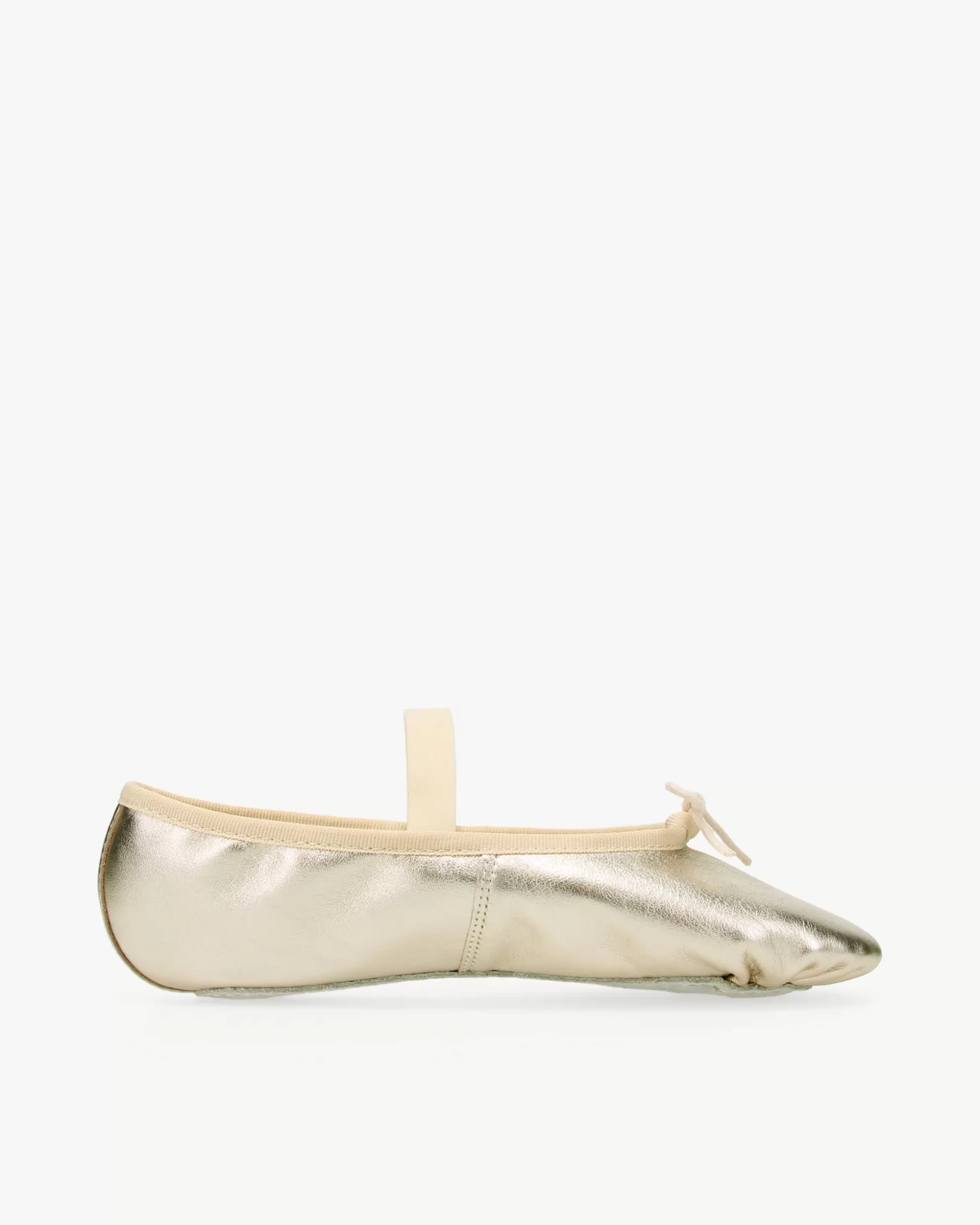 Repetto Pointes & Soft Ballets Shoes>Leather soft ballet shoes - x Villa Magnan Lightgold