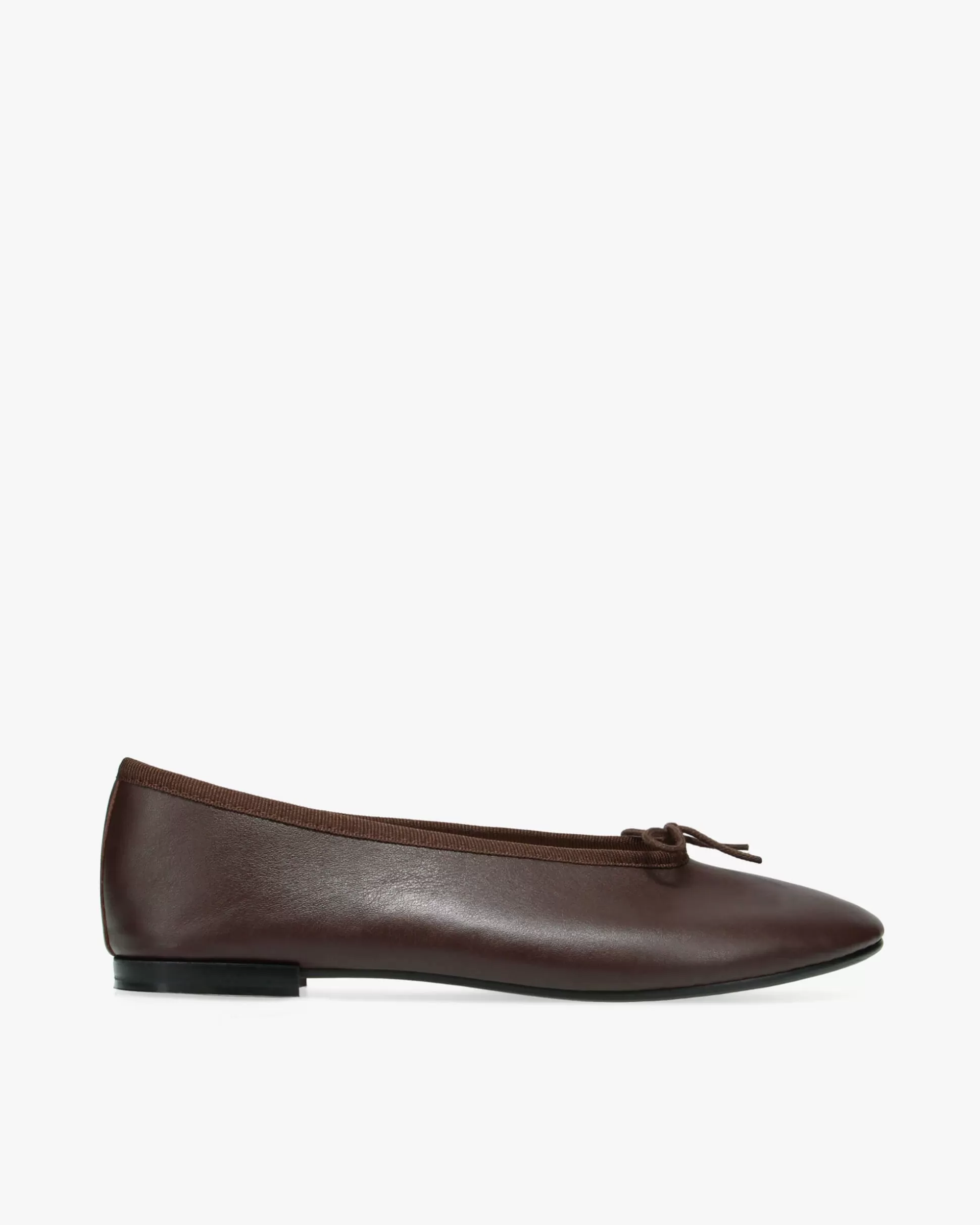 Repetto Ballet Flats>Lilouh rubber sole ballet flats Ristrettobrown